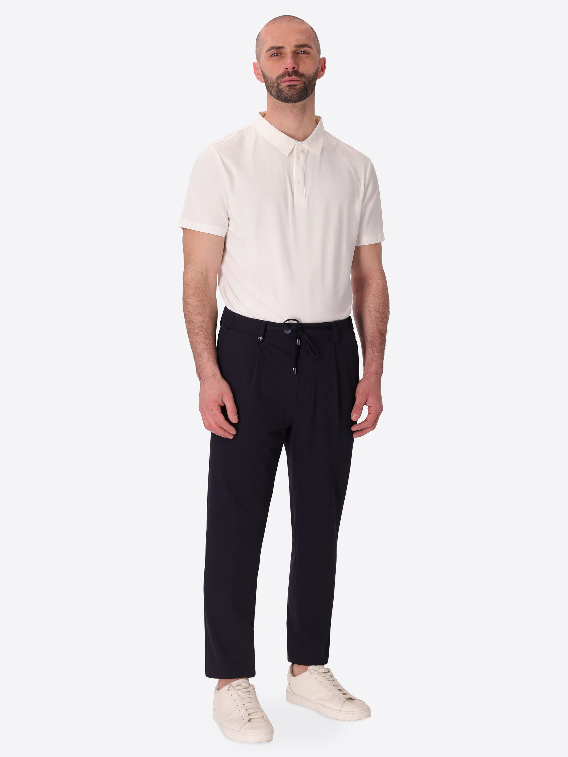 Pantalone Rio Pences High-Perform12 Era In Tessuto Micro Disegno Operato Performance