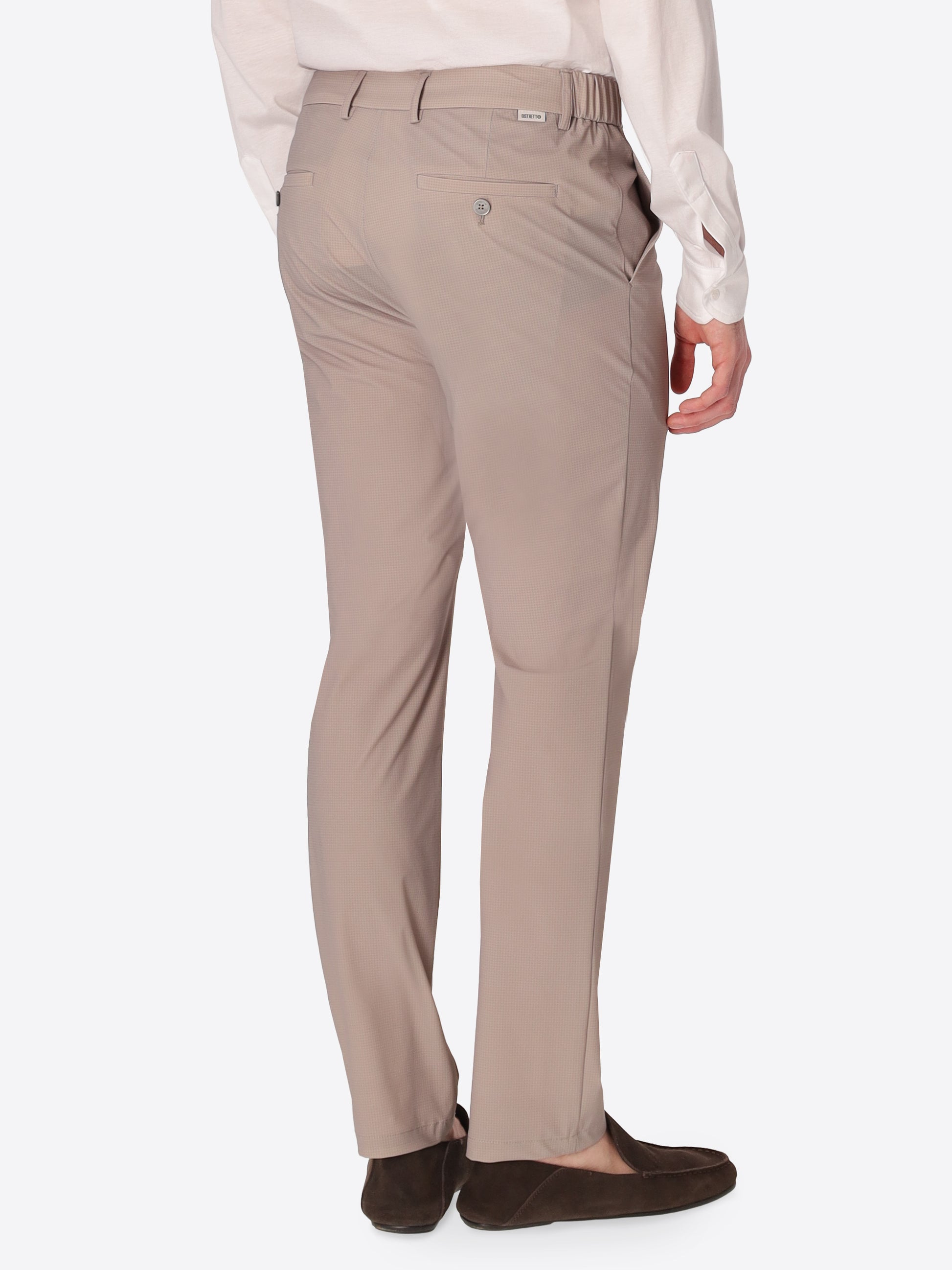 High-Perform12 Rio Pences Trousers Sequoia In Printed Micro-Patterned Fabric