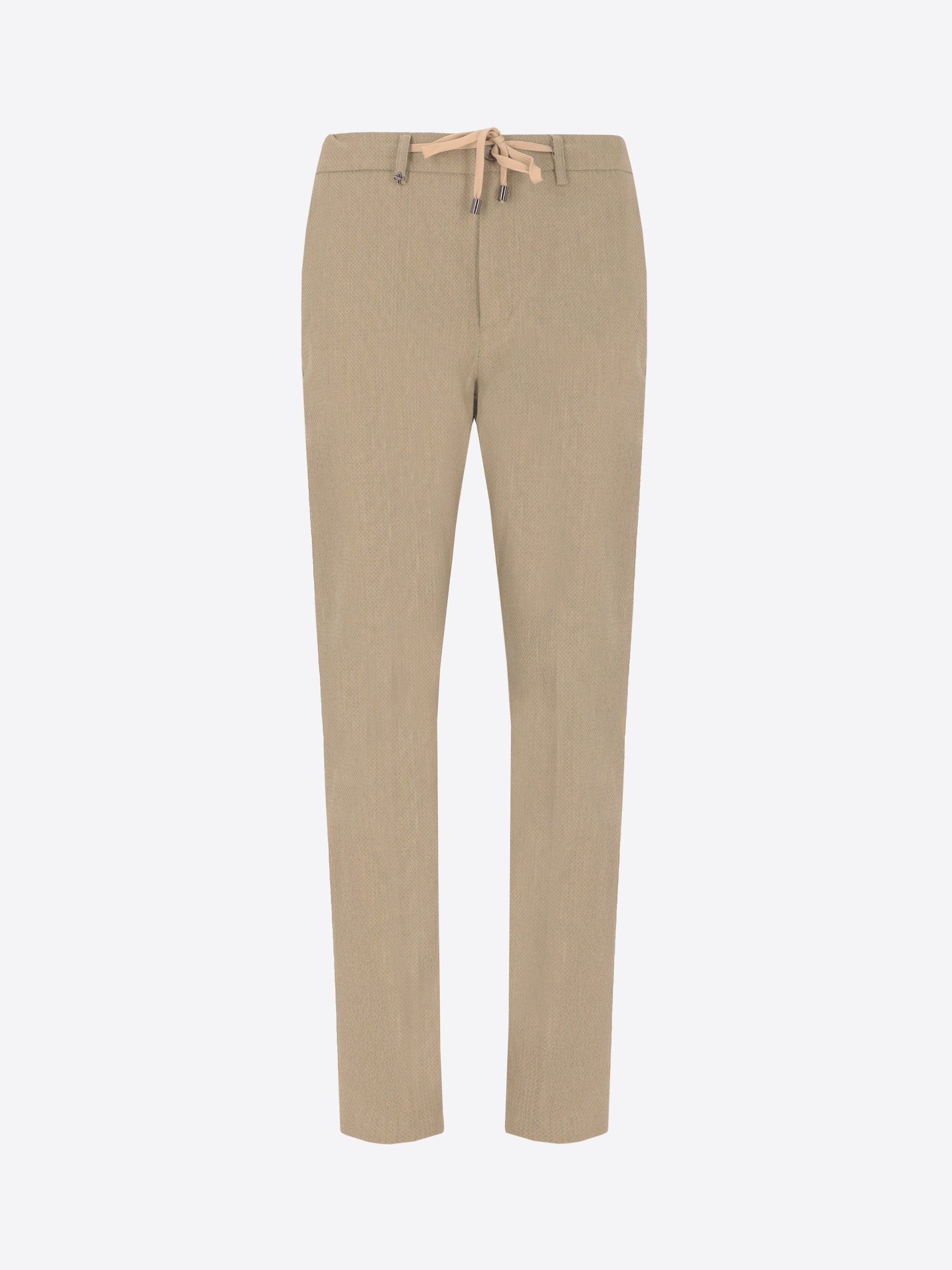 York Trousers Ginseng In Super-Stretch Embossed Dot Fabric