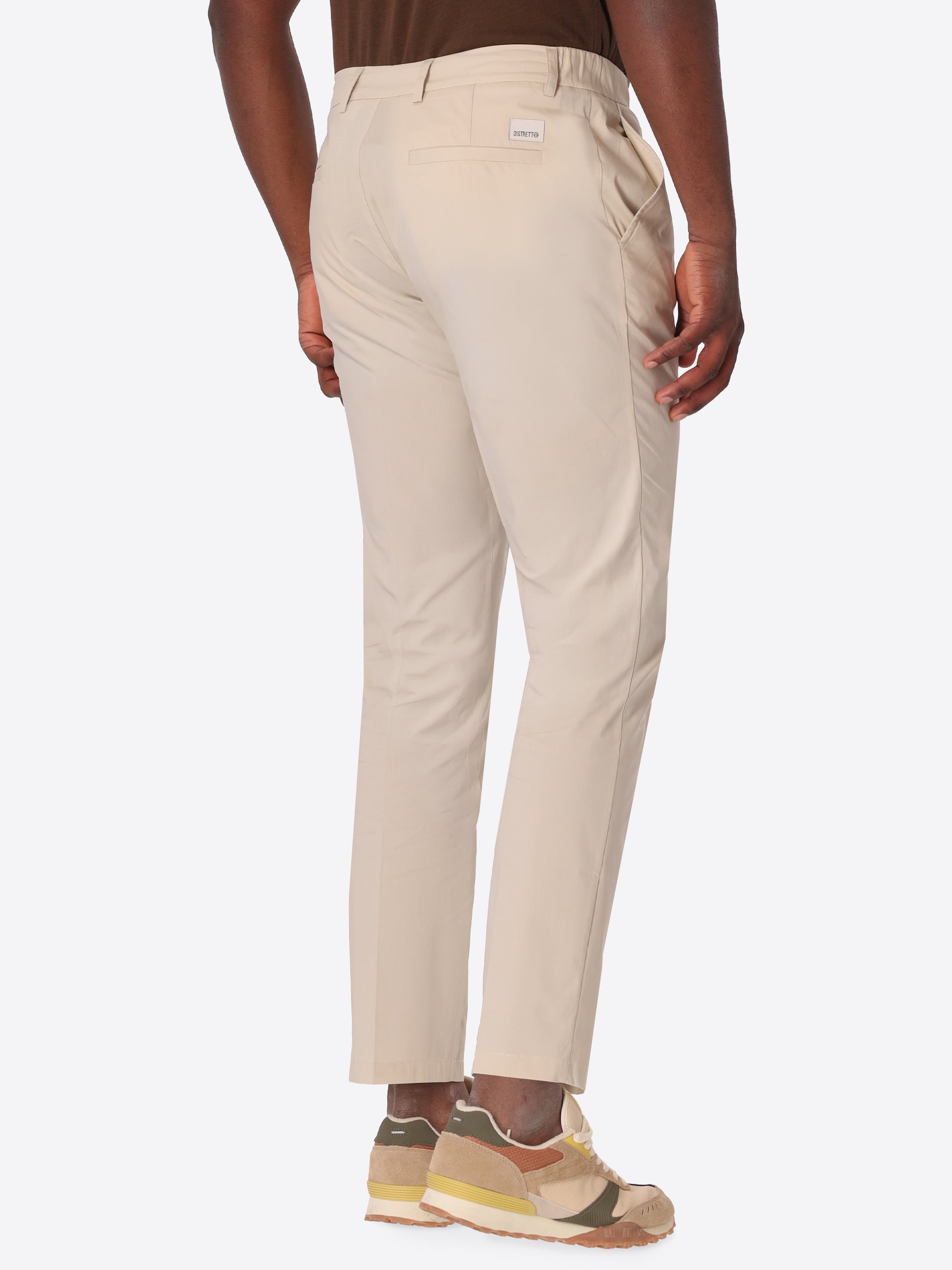 York Trousers Grano In Ultralight Cotton-Nylon Blend Fabric