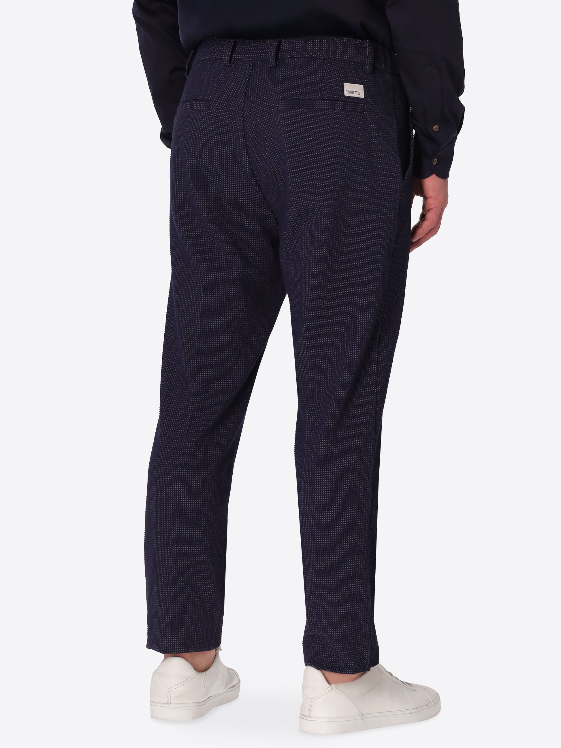York Trousers Conte In Structured Jersey Super-Comfort Fabric