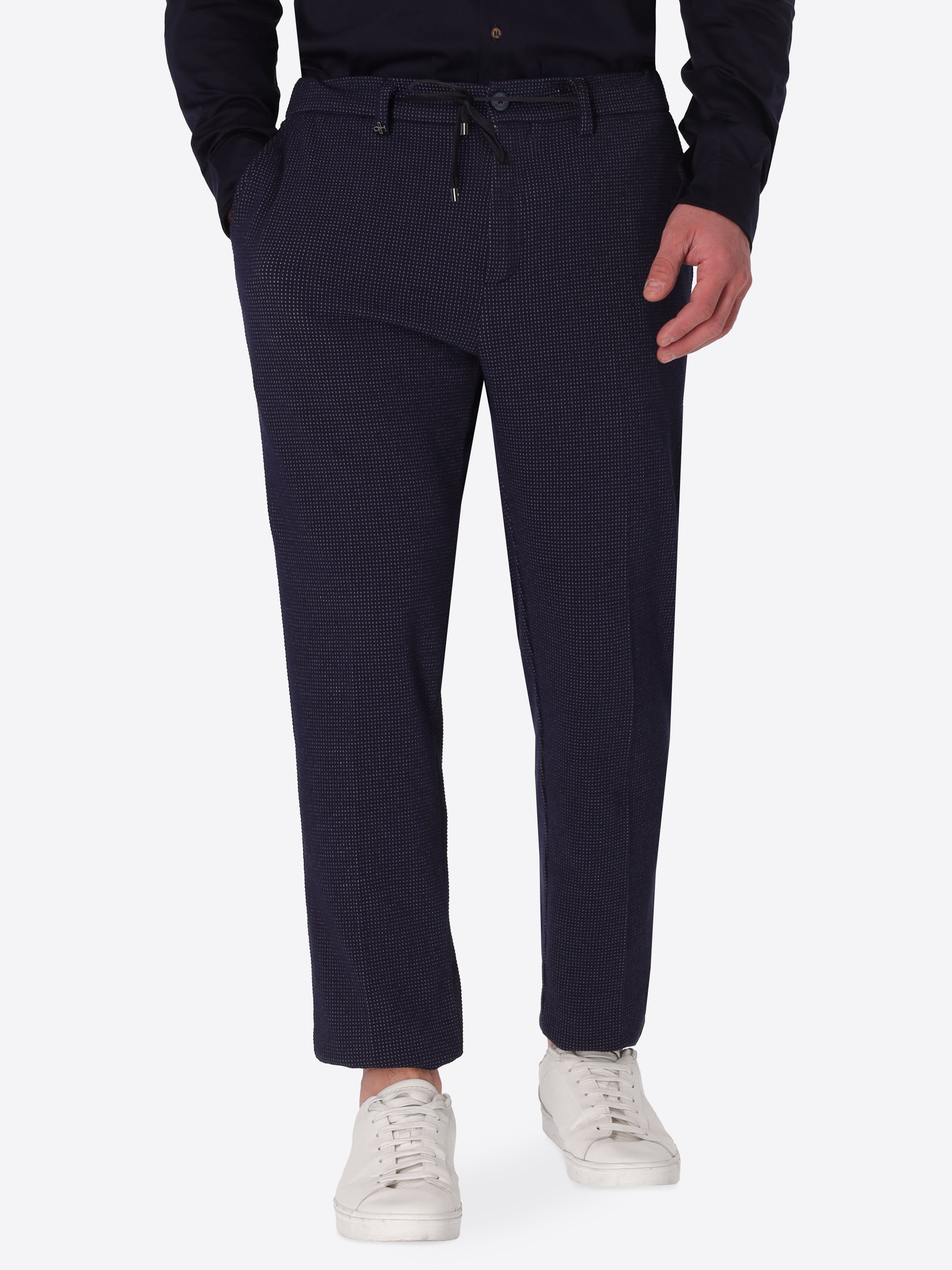 York Trousers Conte In Structured Jersey Super-Comfort Fabric