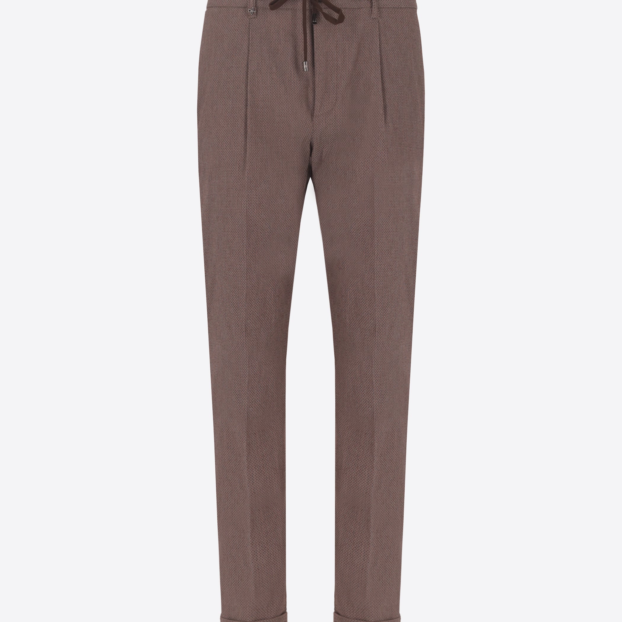 Rio Pence Trousers Ginseng In Super-Stretch Embossed Dot Fabric