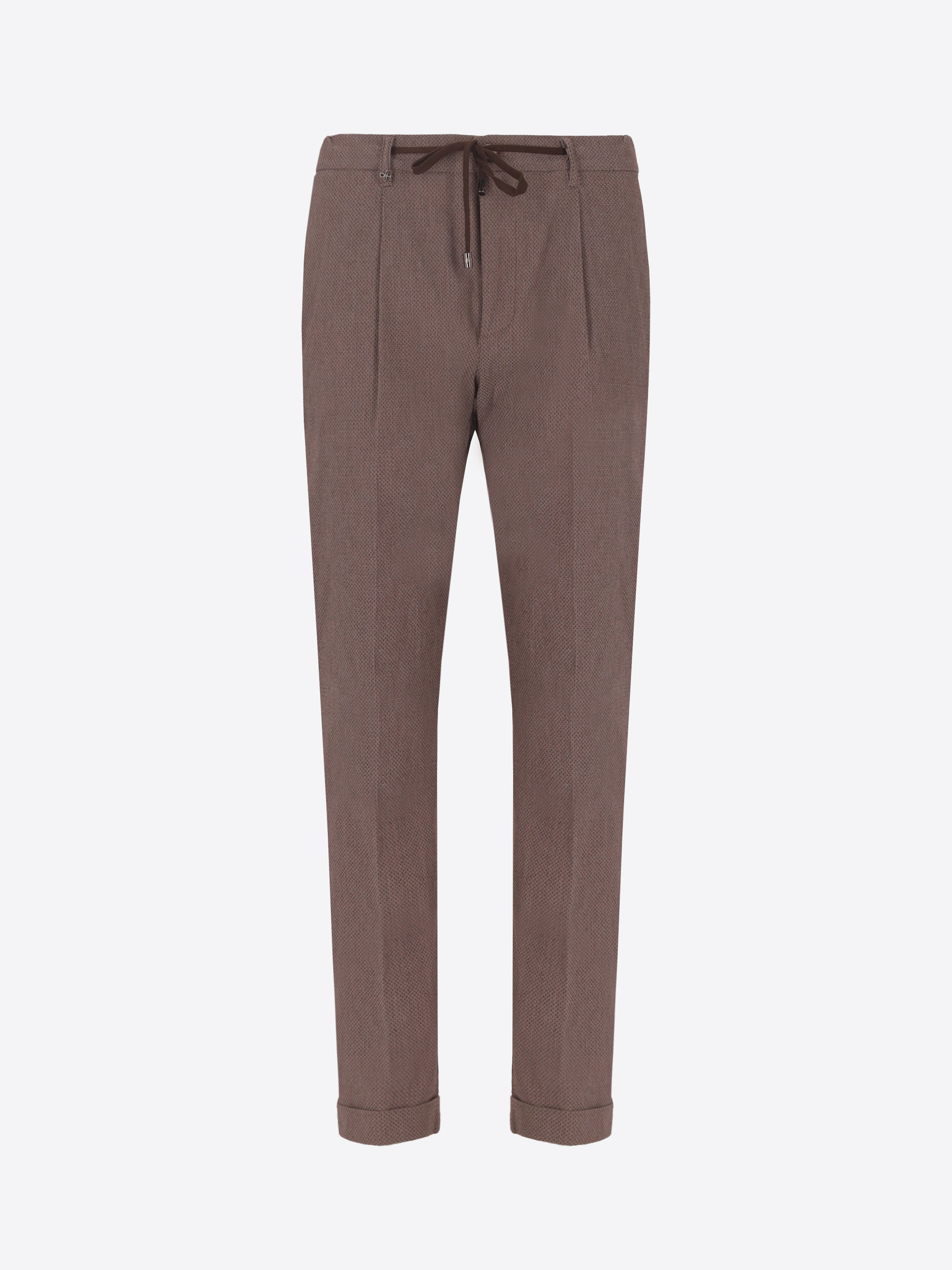 Rio Pence Trousers Ginseng In Super-Stretch Embossed Dot Fabric