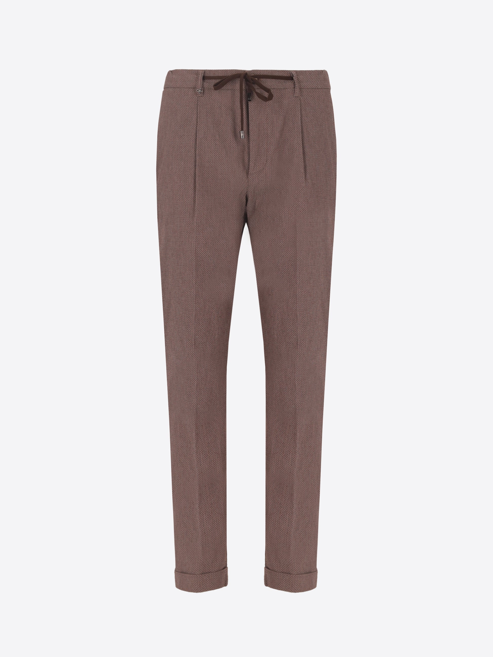 Abito Ginseng in Tessuto Super-Stretch con Pois in Rilievo