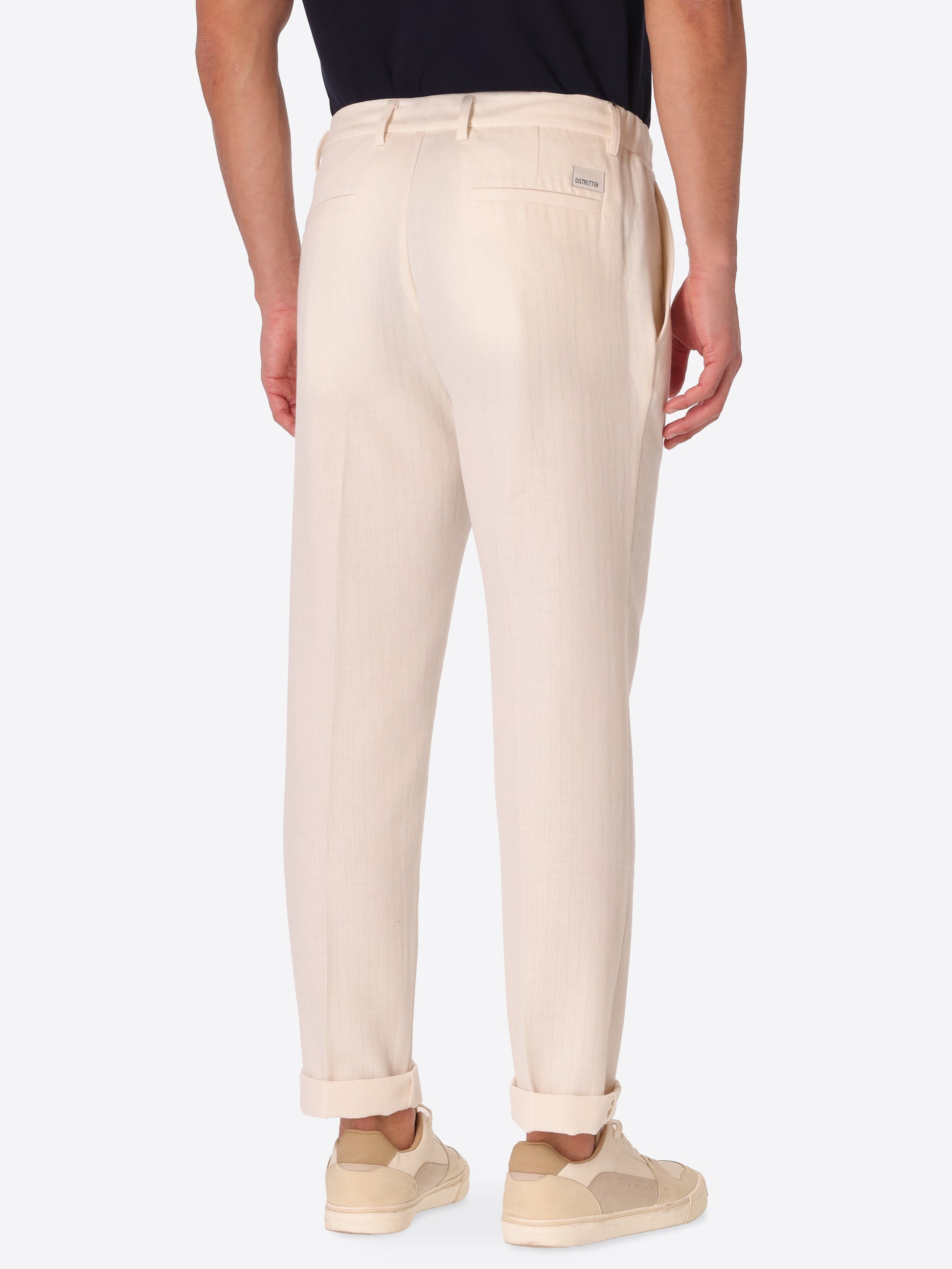 Pantalone Rio Pence Trifoglio In Tessuto Leggero Con Disegno Resca