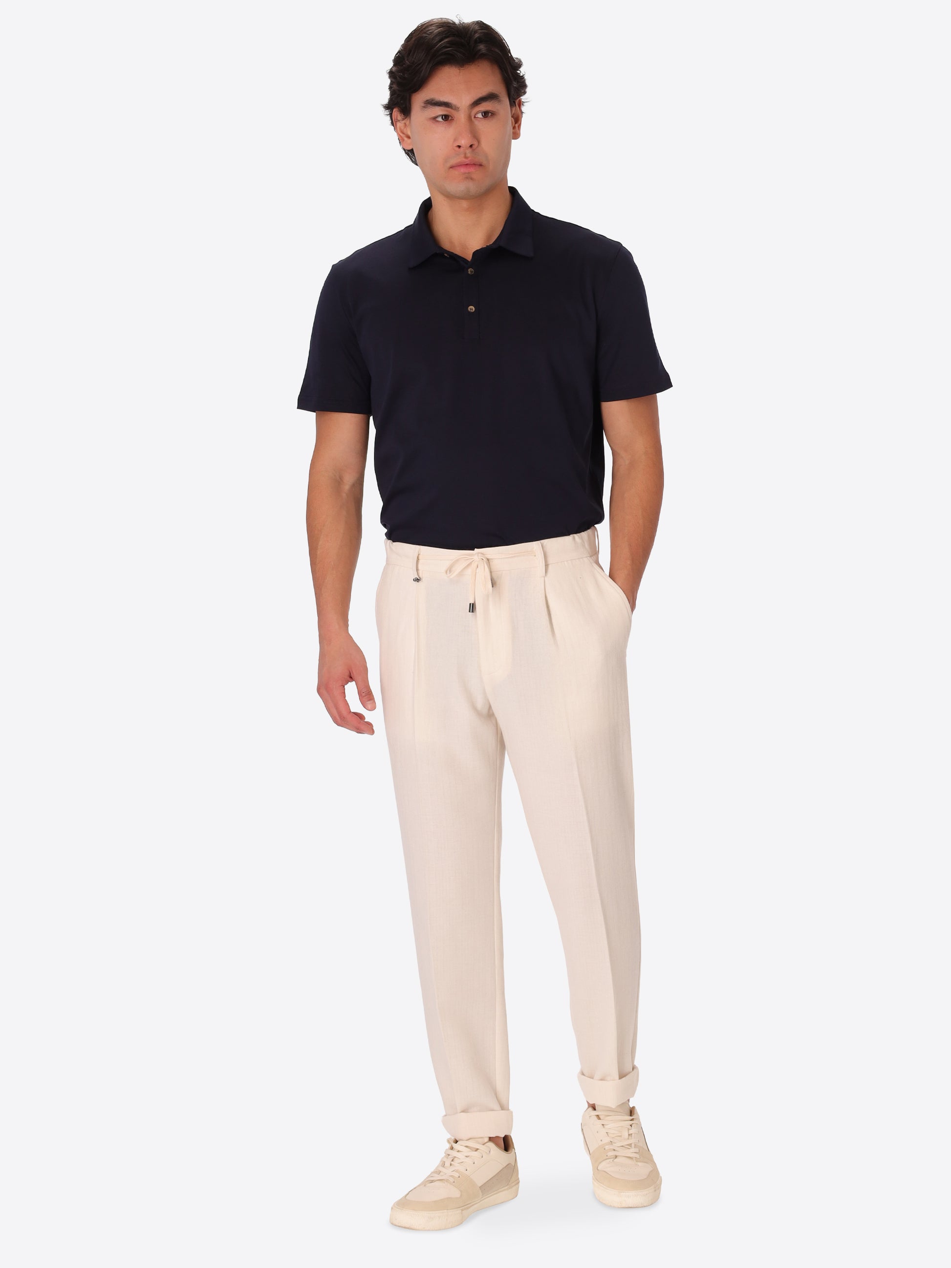 Pantalone Rio Pence Trifoglio In Tessuto Leggero Con Disegno Resca