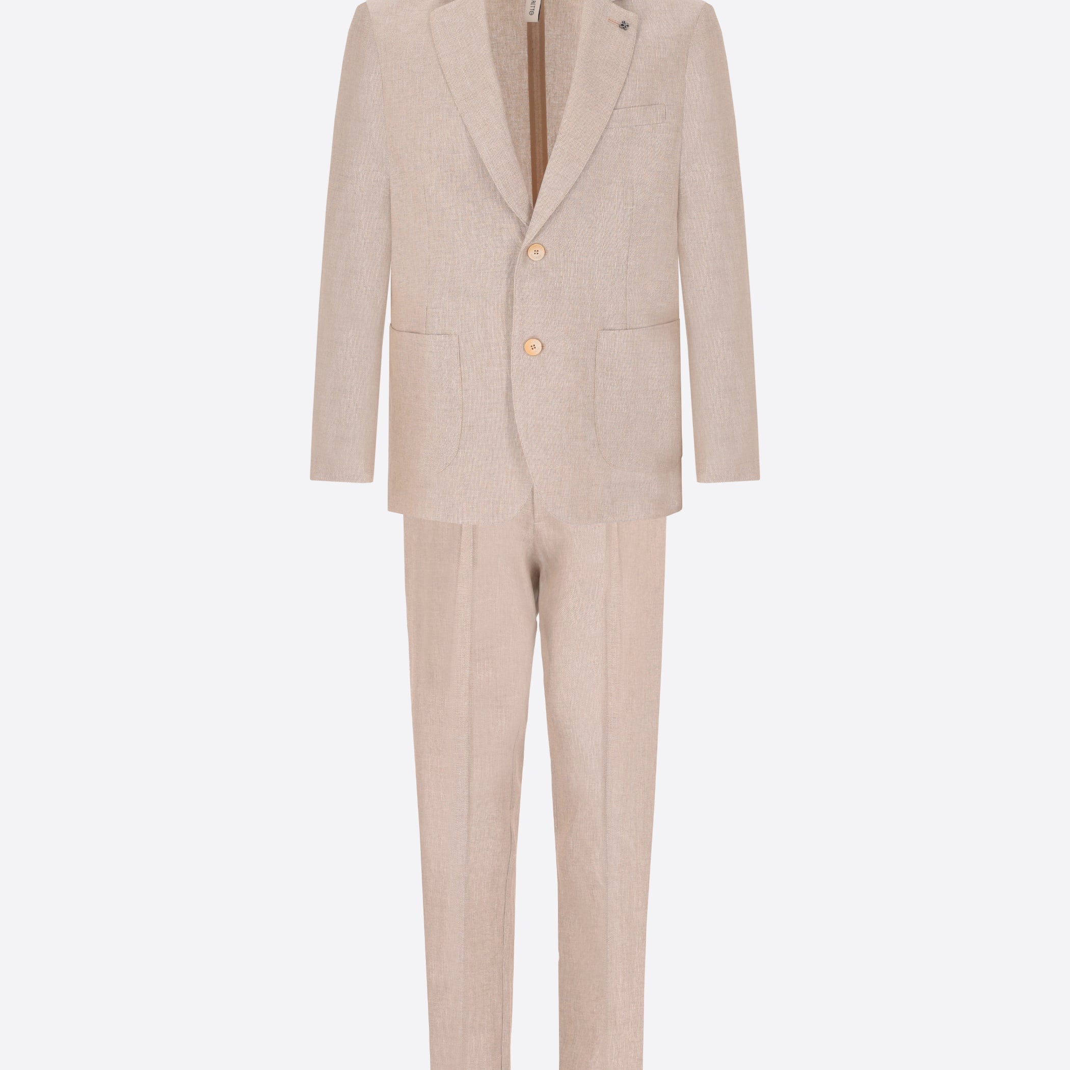 Certo Suit Rope In Soft-Touch Linen Blend Fabric