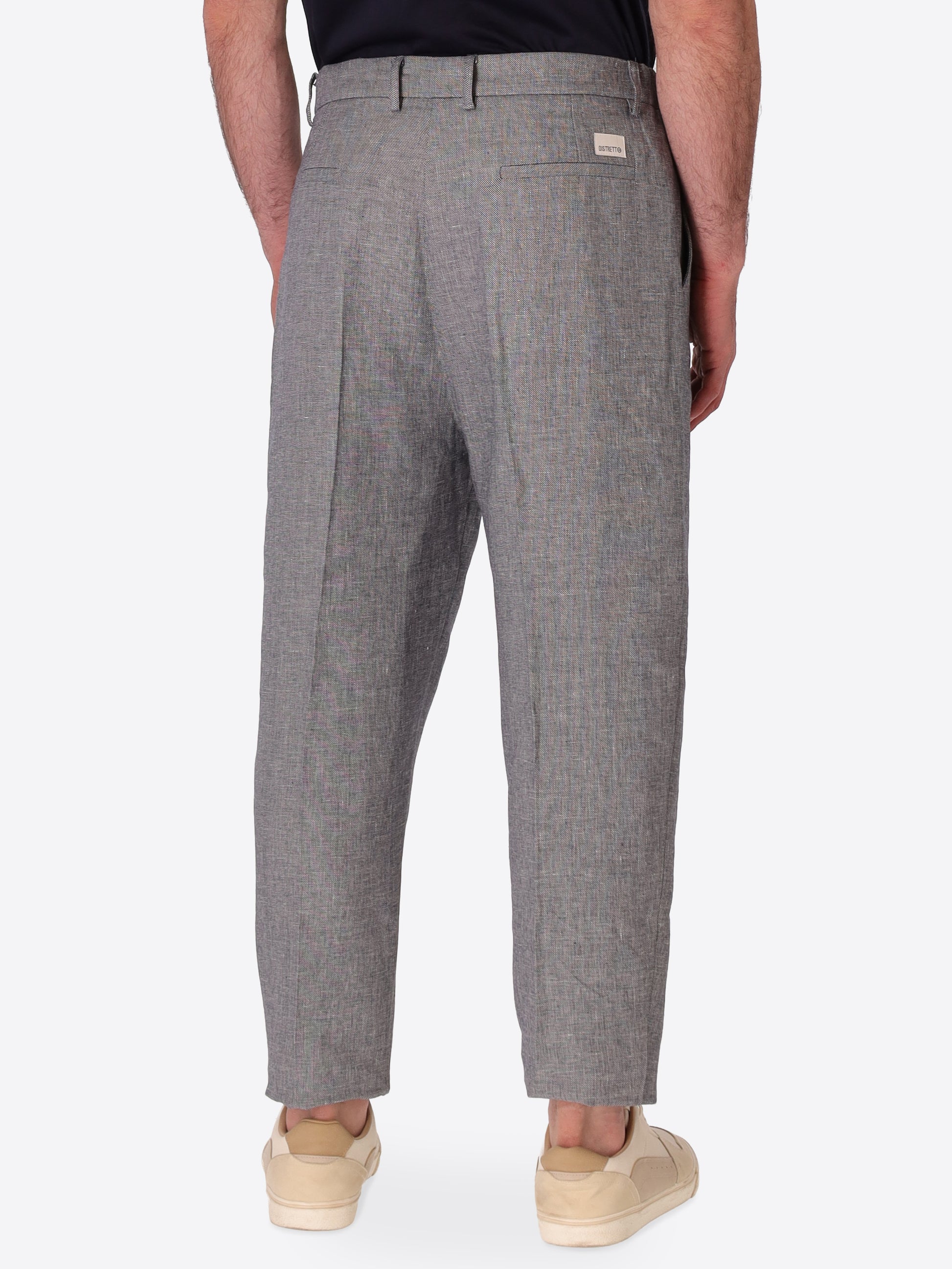 Ban Trousers Certo In Soft-Touch Linen Blend Fabric