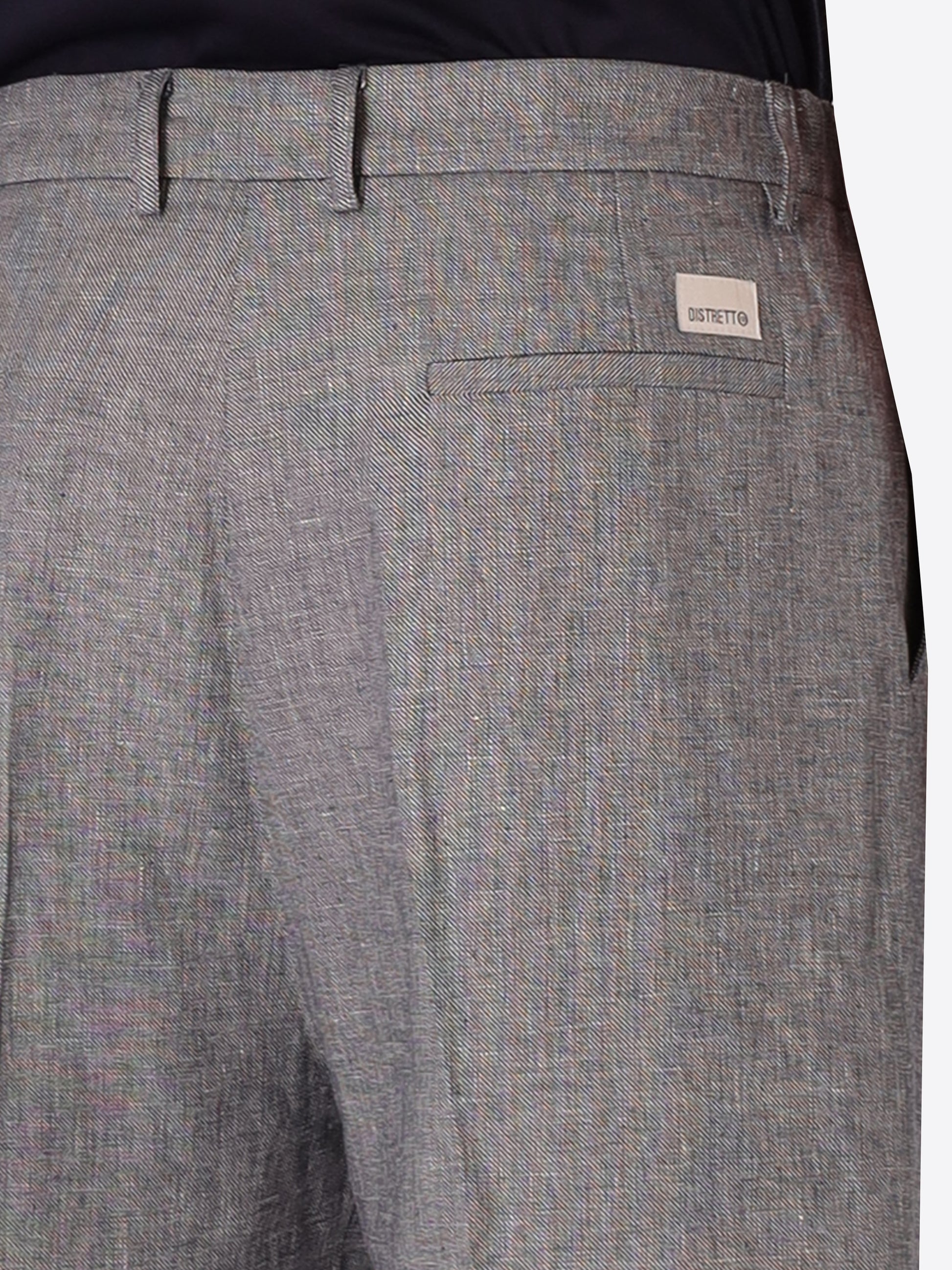 Ban Trousers Certo In Soft-Touch Linen Blend Fabric