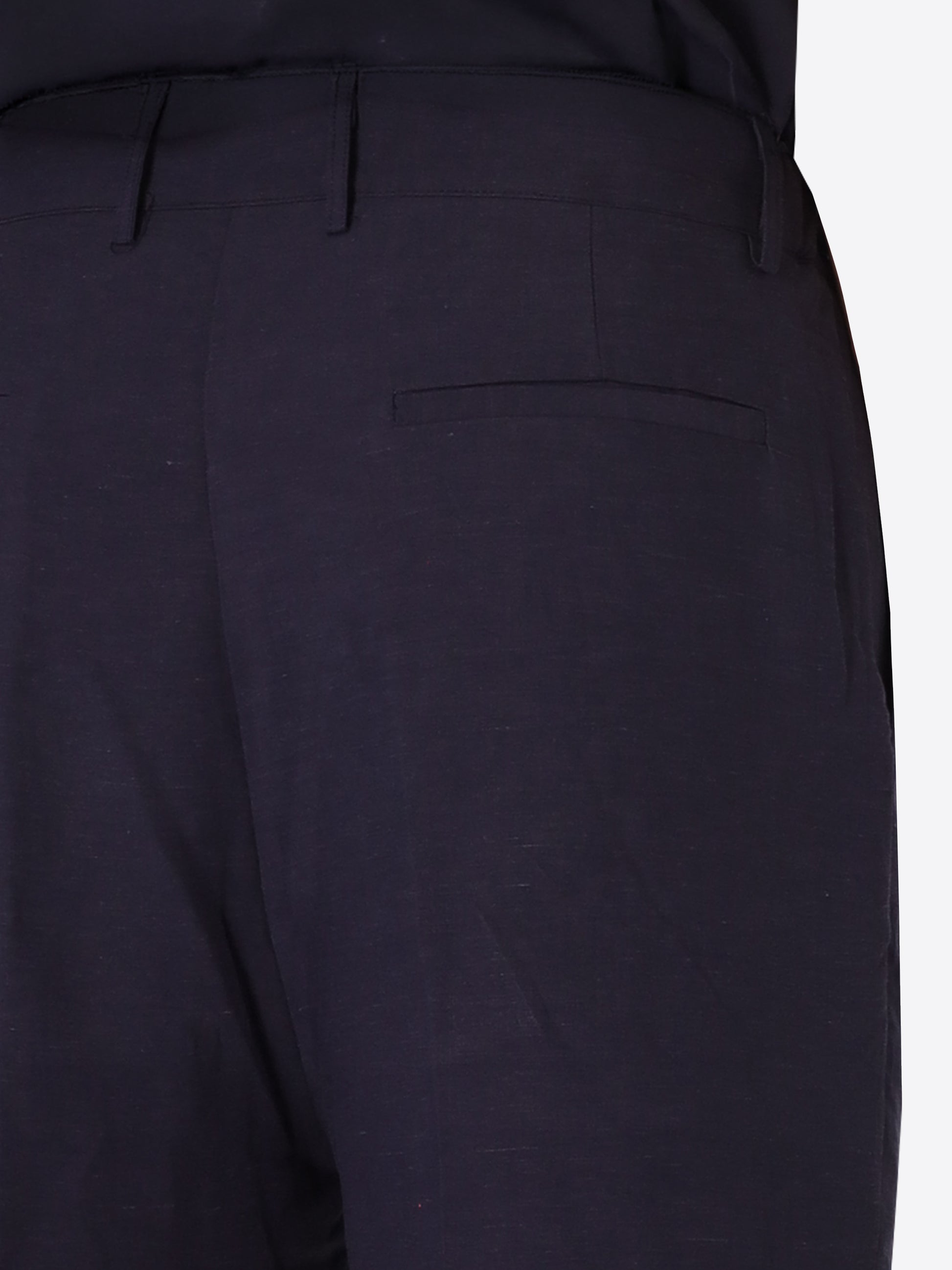 Ban Trousers Alloro In Lightweight Linen-Viscose Fabric