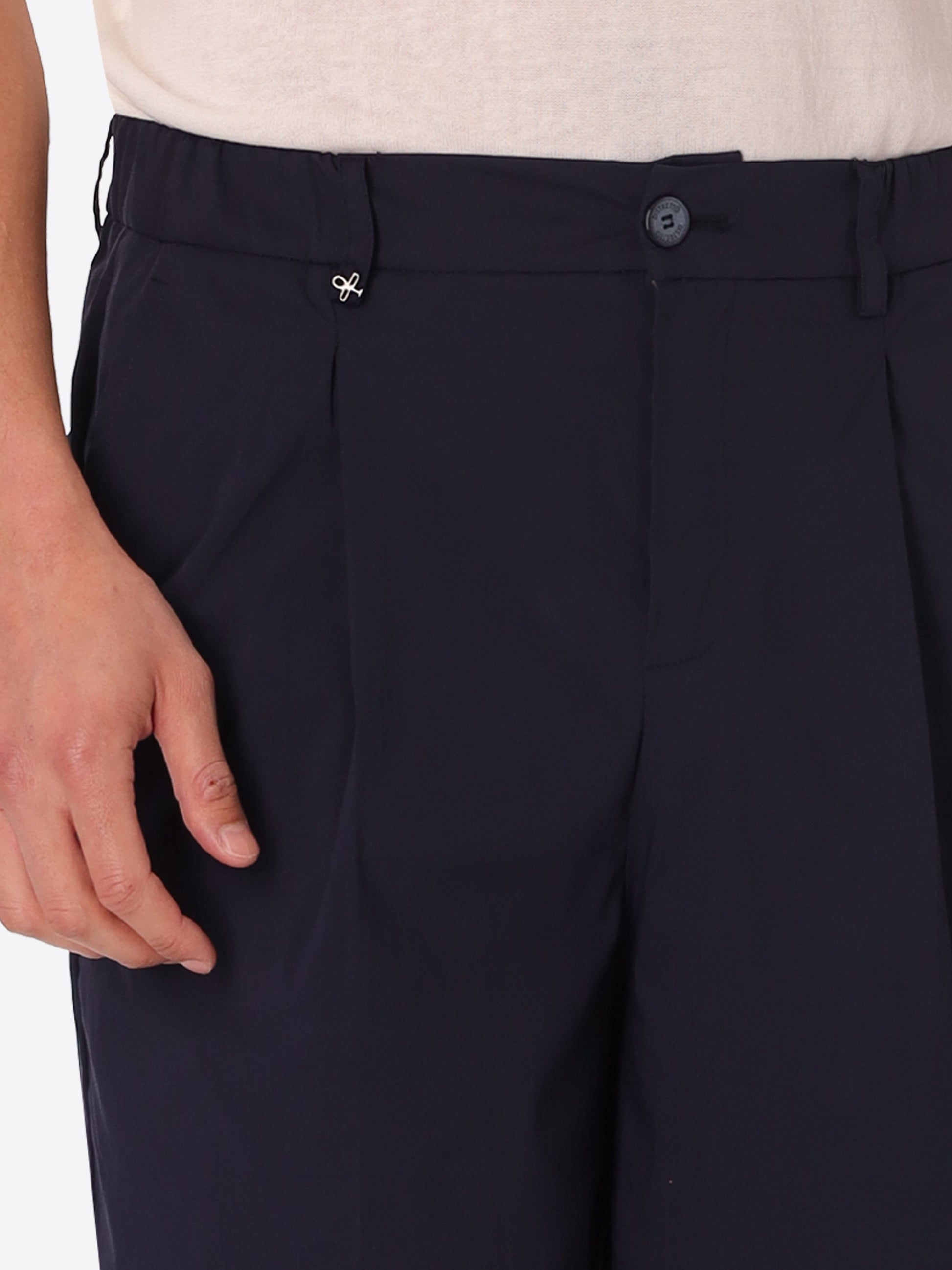 Pantalone Ban Grano In Tessuto Misto Cotone Nylon Ultraleggero