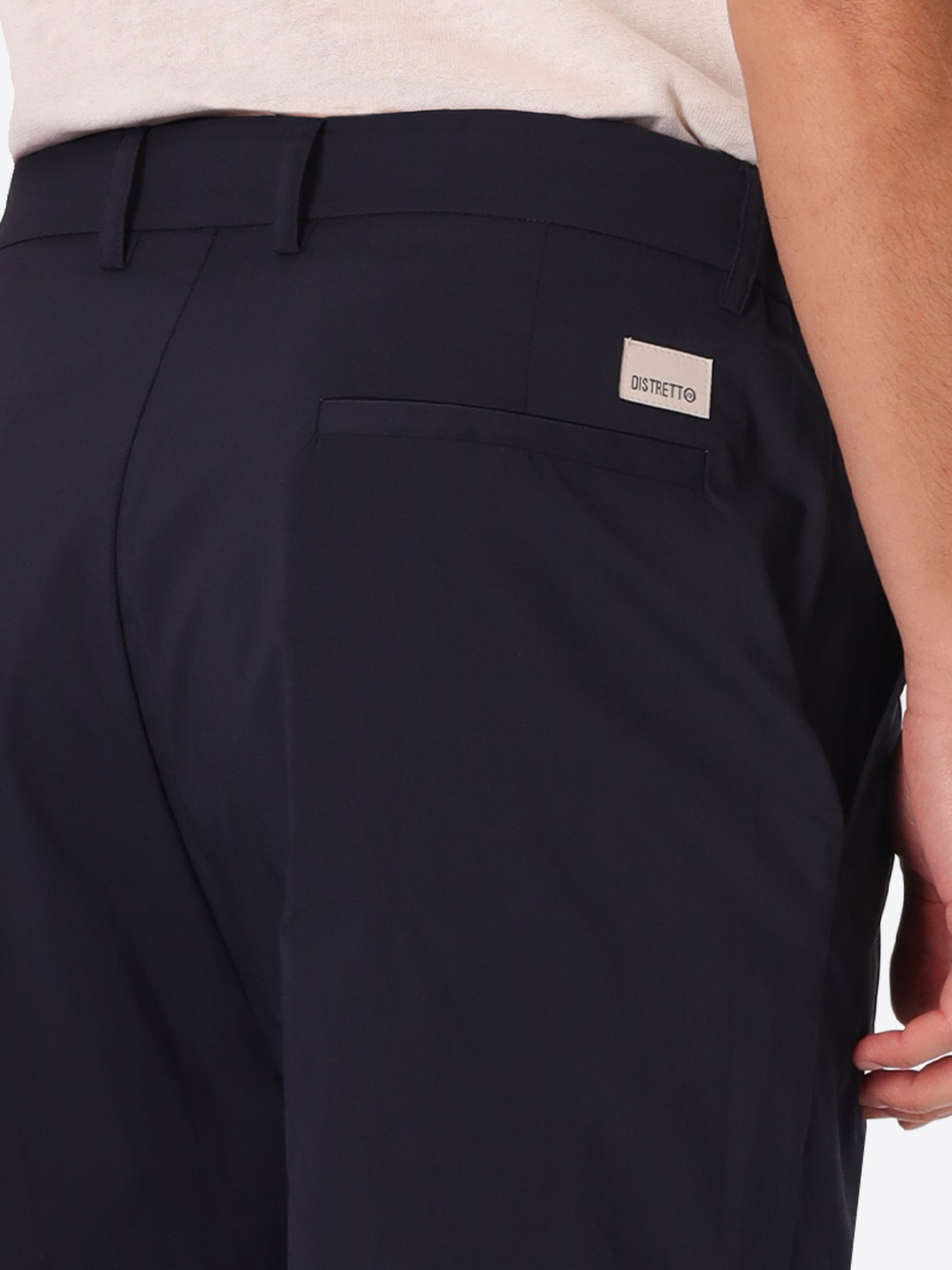 Pantalone Ban Grano In Tessuto Misto Cotone Nylon Ultraleggero