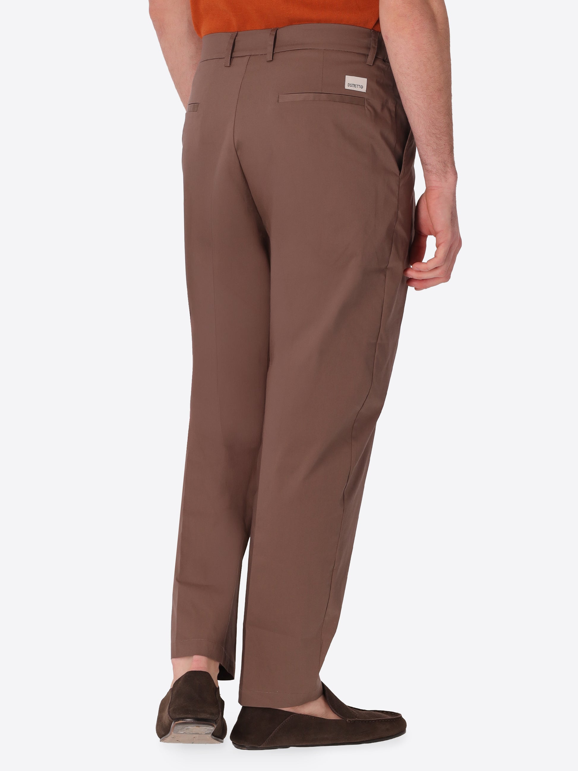 Pantalone Ban Grano In Tessuto Misto Cotone Nylon Ultraleggero