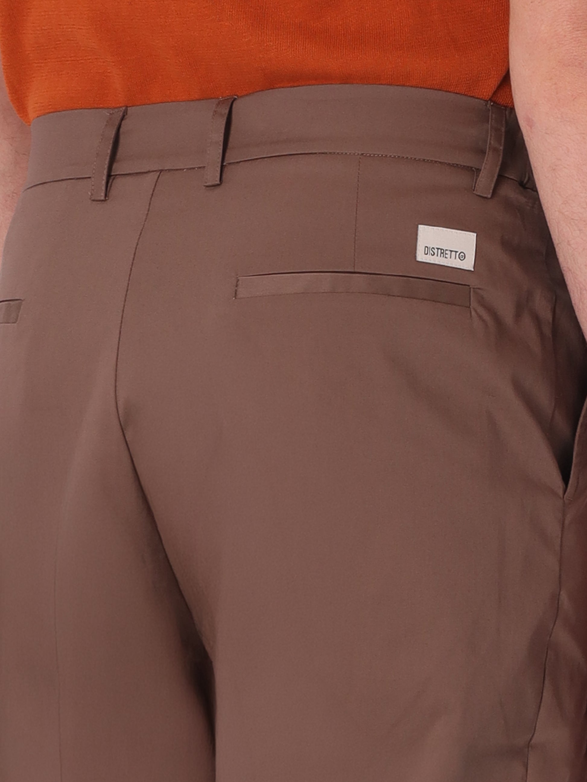 Pantalone Ban Grano In Tessuto Misto Cotone Nylon Ultraleggero