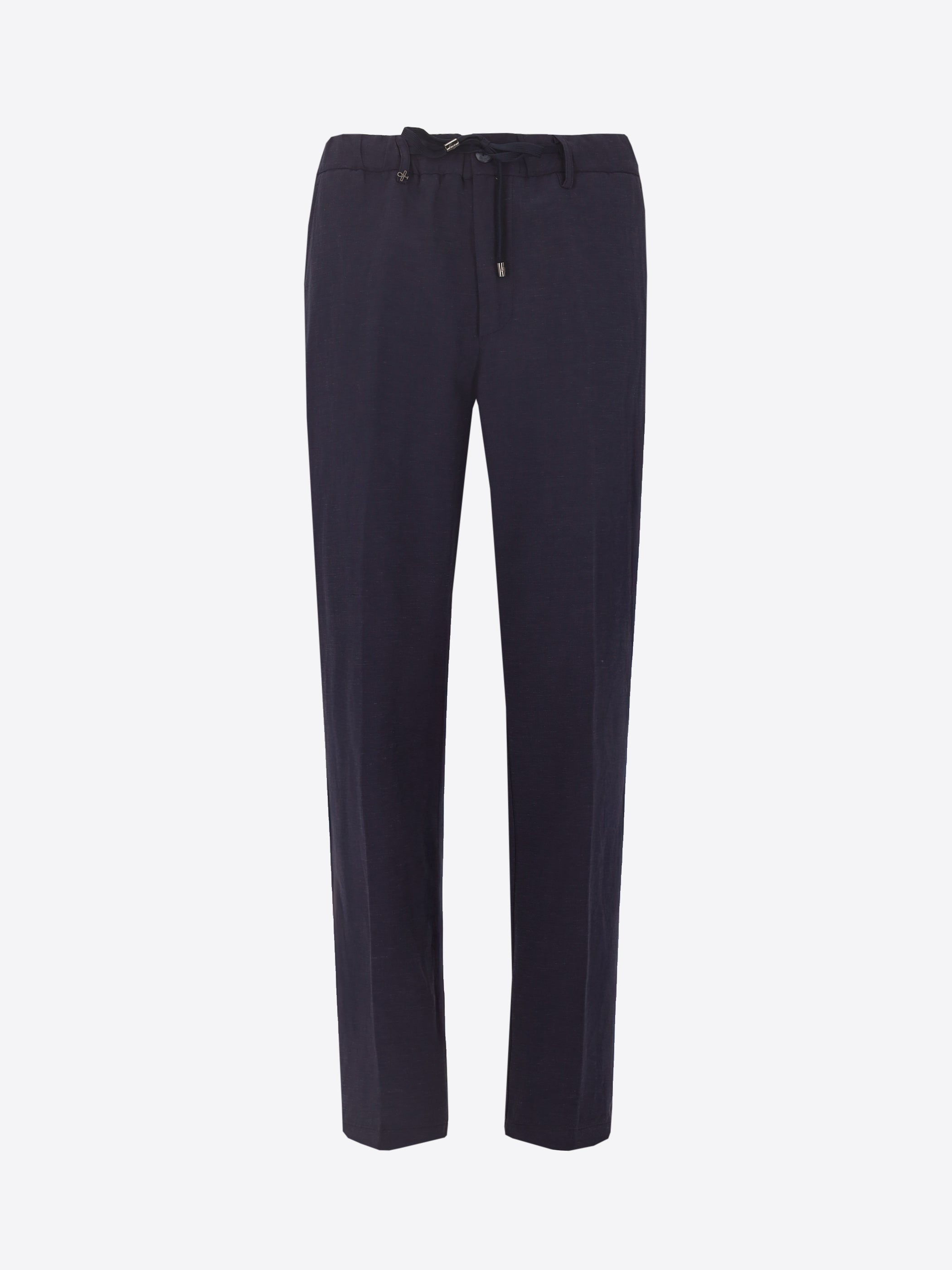 Relax Trousers Alloro In Lightweight Linen-Viscose Fabric