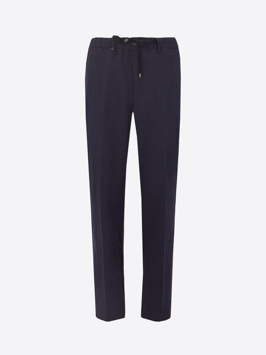 Relax Trousers Alloro In Lightweight Linen-Viscose Fabric