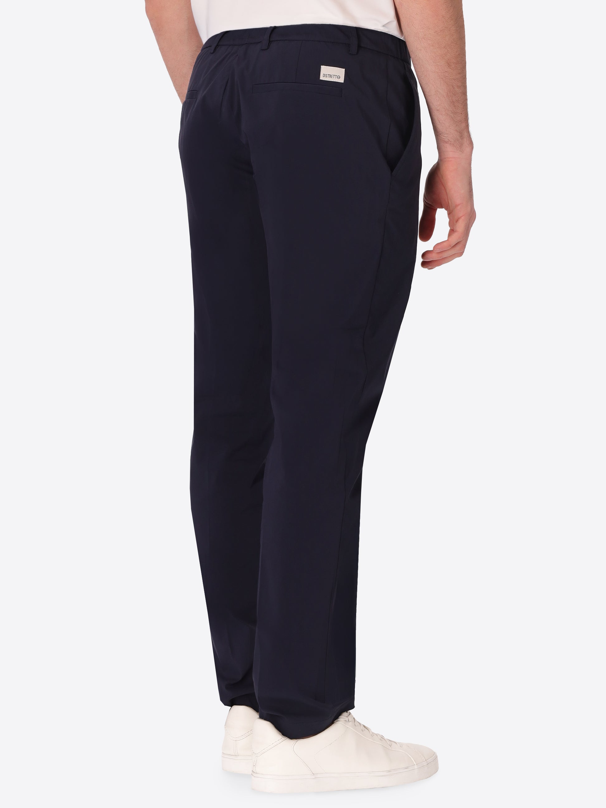 Relax Trousers Grano In Ultralight Cotton-Nylon Blend Fabric