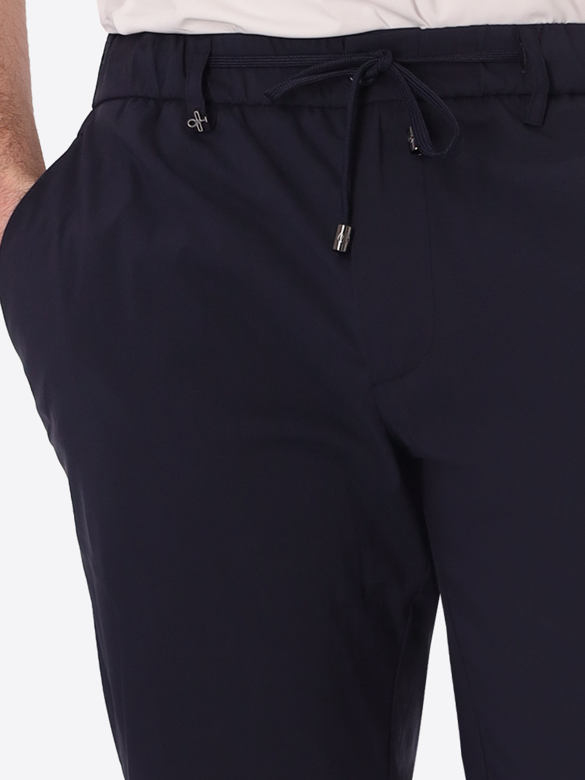 Relax Trousers Grano In Ultralight Cotton-Nylon Blend Fabric