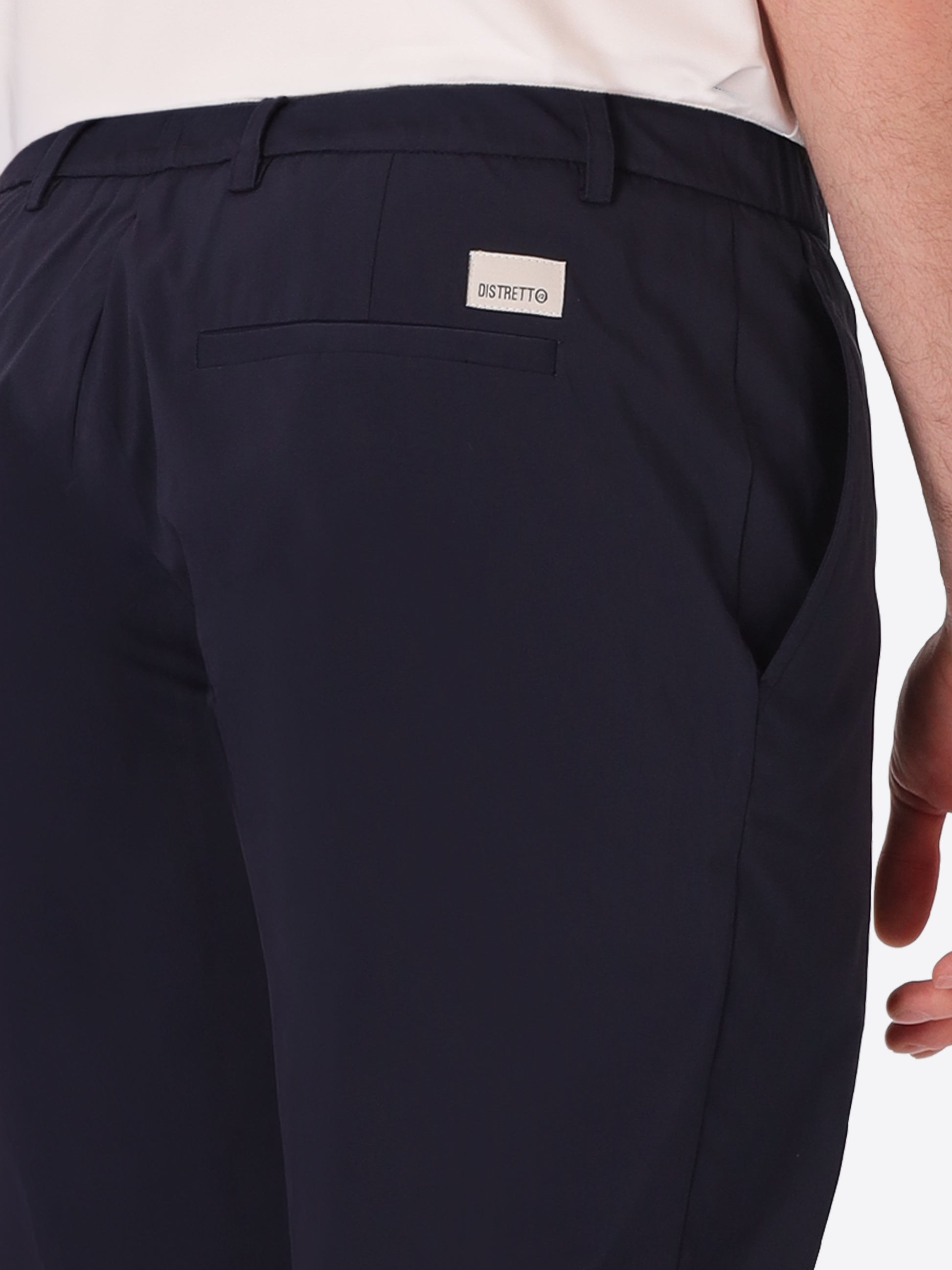 Relax Trousers Grano In Ultralight Cotton-Nylon Blend Fabric