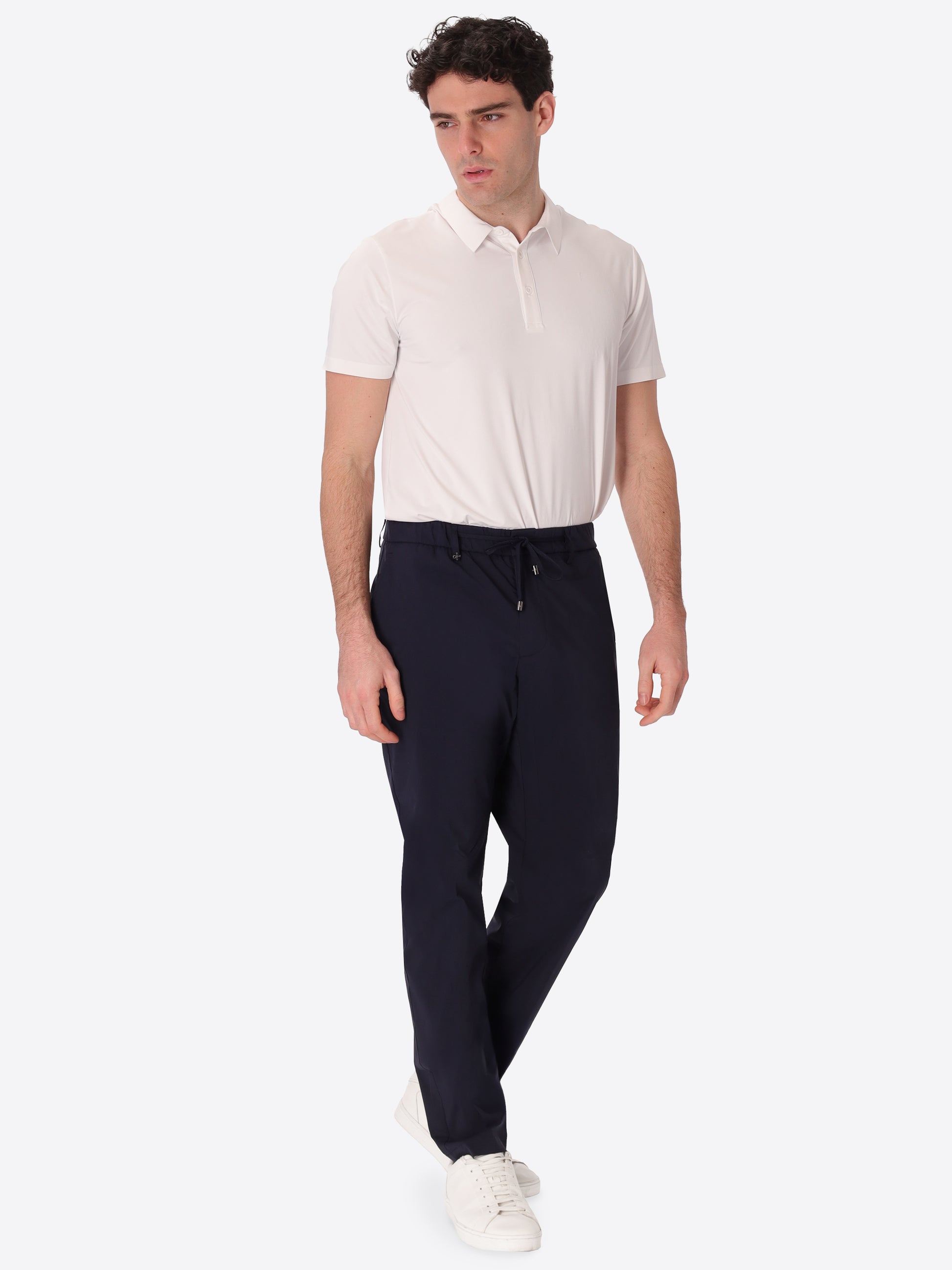 Relax Trousers Grano In Ultralight Cotton-Nylon Blend Fabric