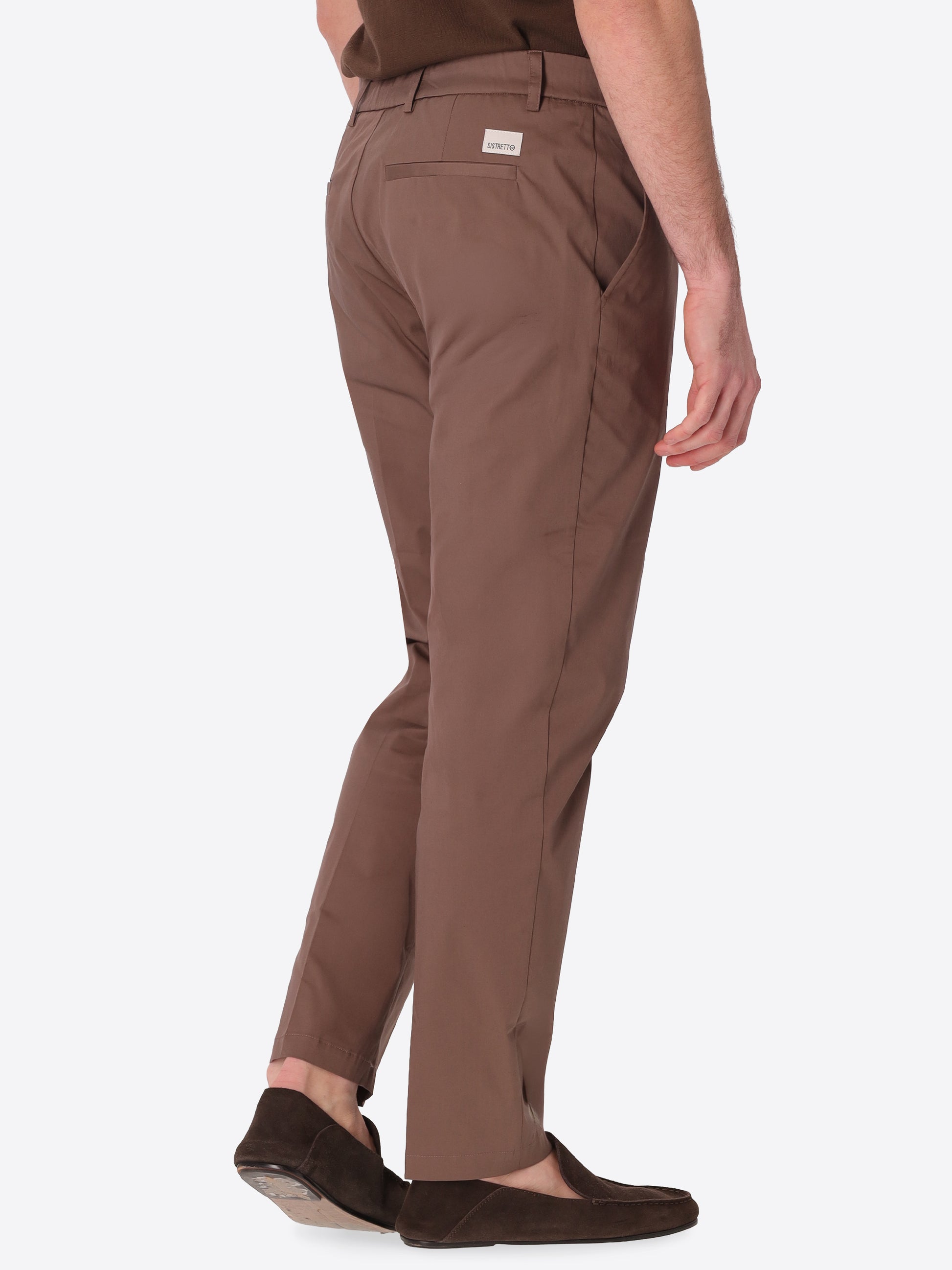 Relax Trousers Grano In Ultralight Cotton-Nylon Blend Fabric