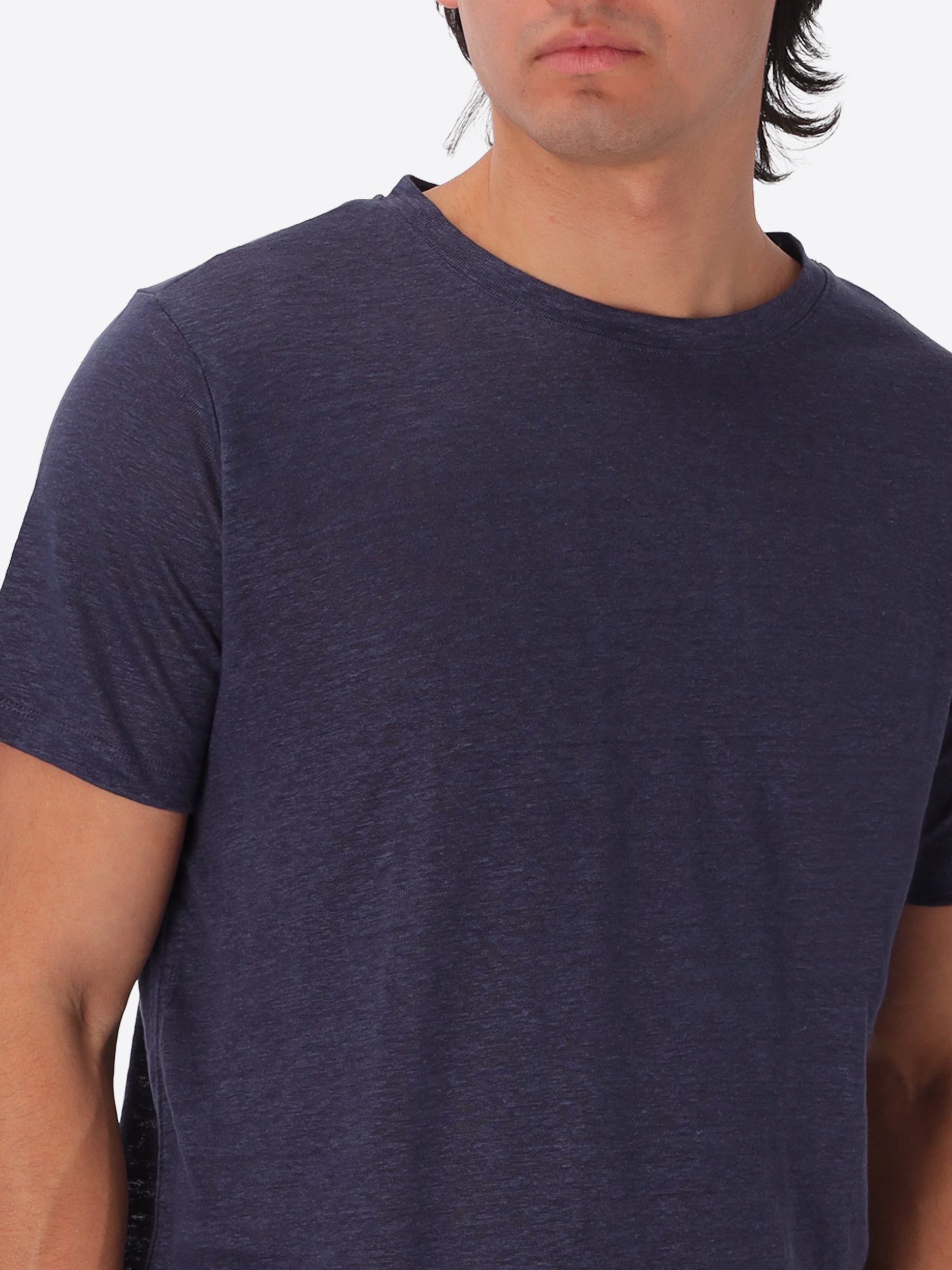 T-Shirt Royan In Tessuto Lino Mano Fresca