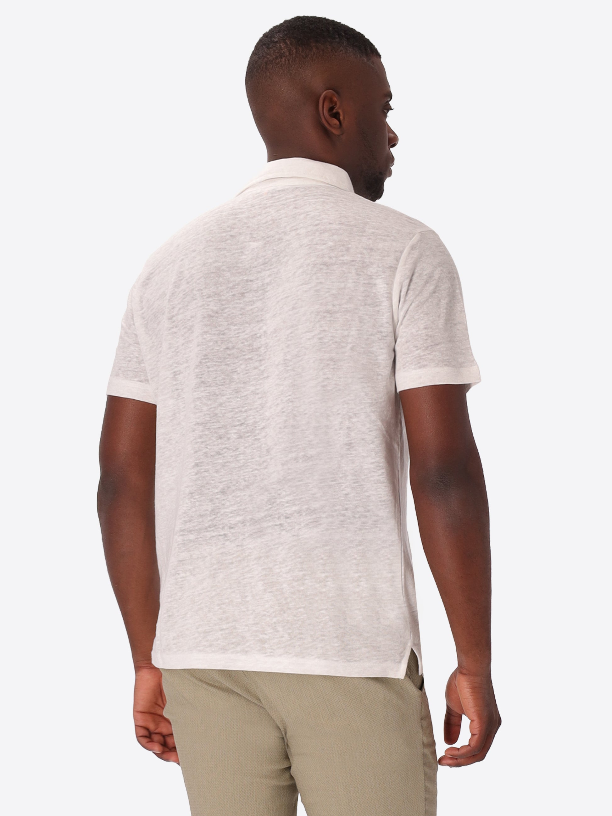 Polo Royan In Fresh-Hand Linen Fabric