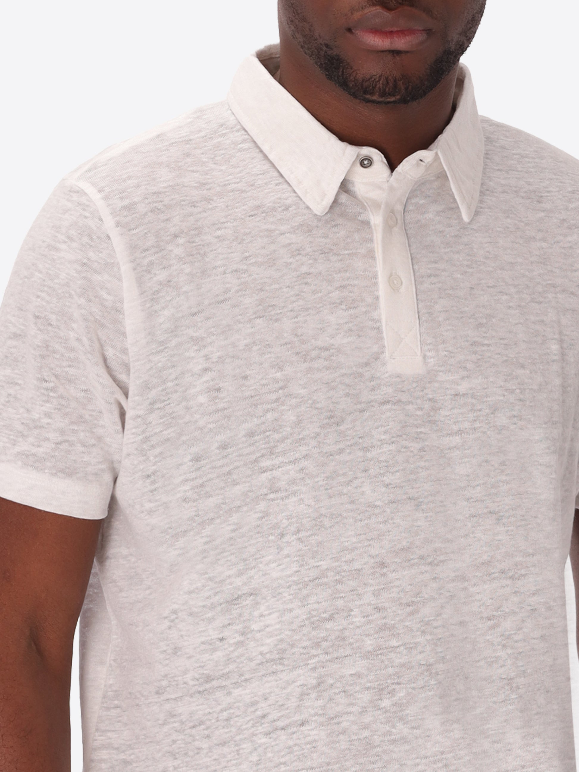 Polo Royan In Fresh-Hand Linen Fabric