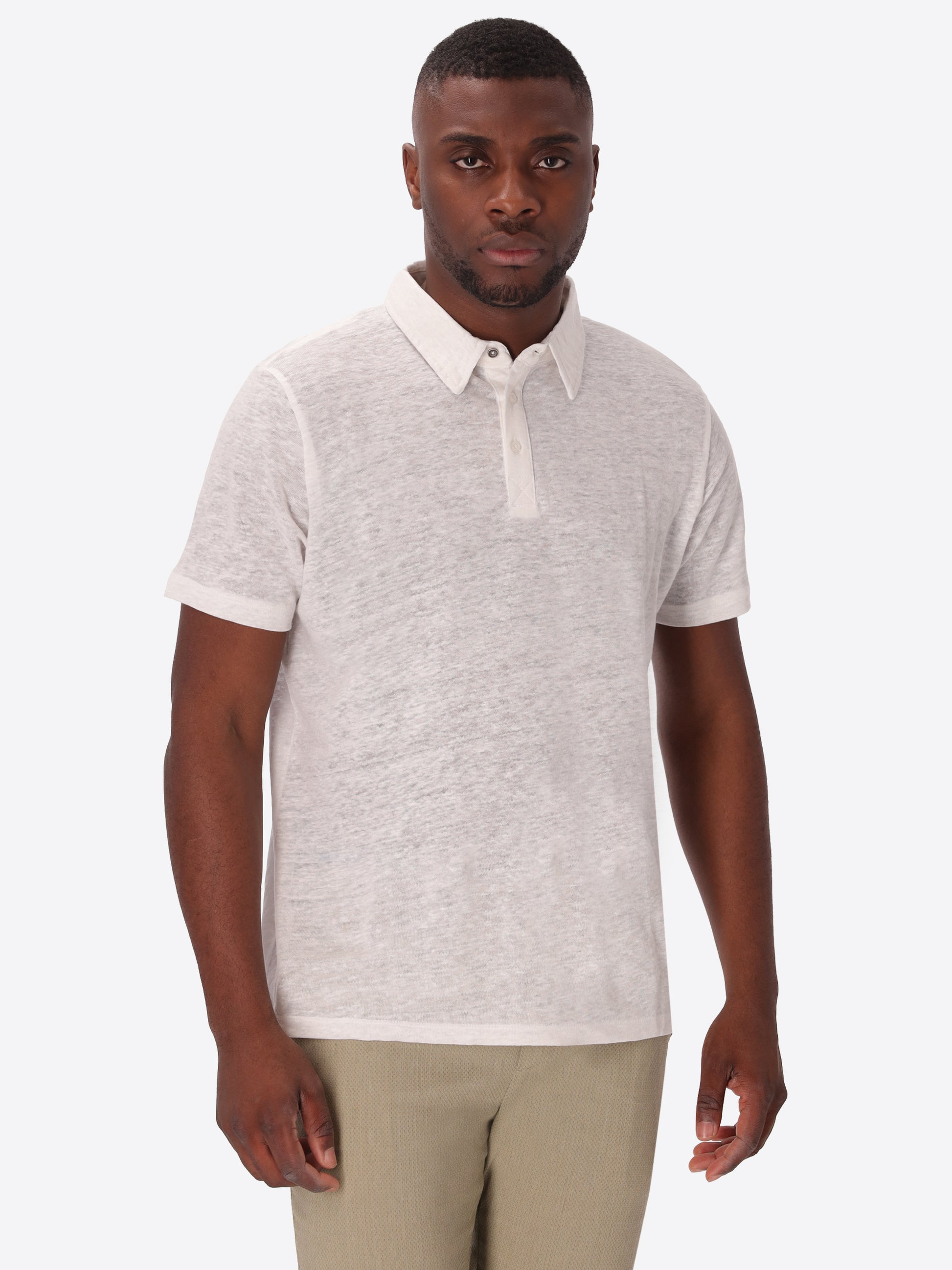 Polo Royan In Fresh-Hand Linen Fabric