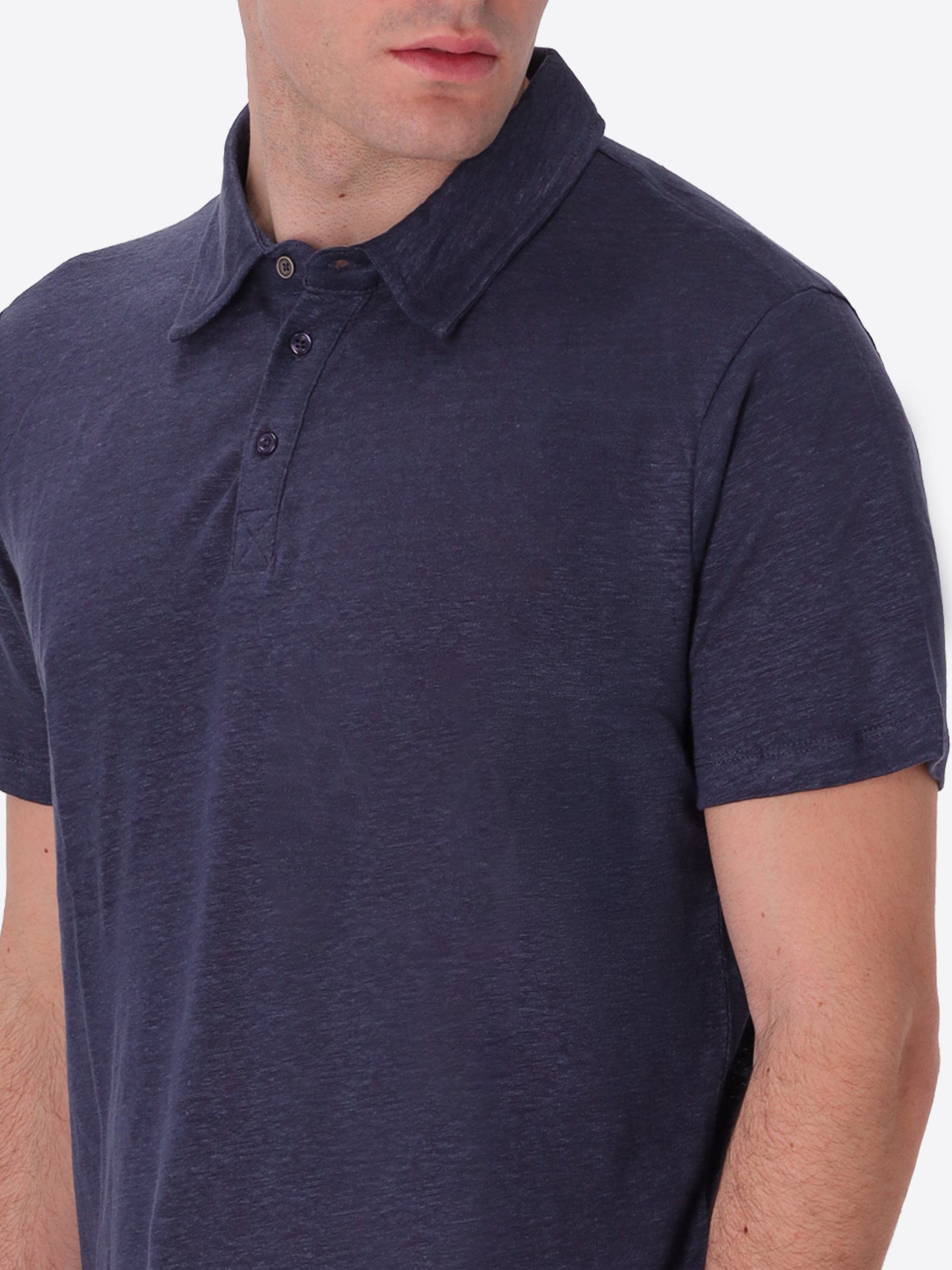 Polo Royan In Fresh-Hand Linen Fabric