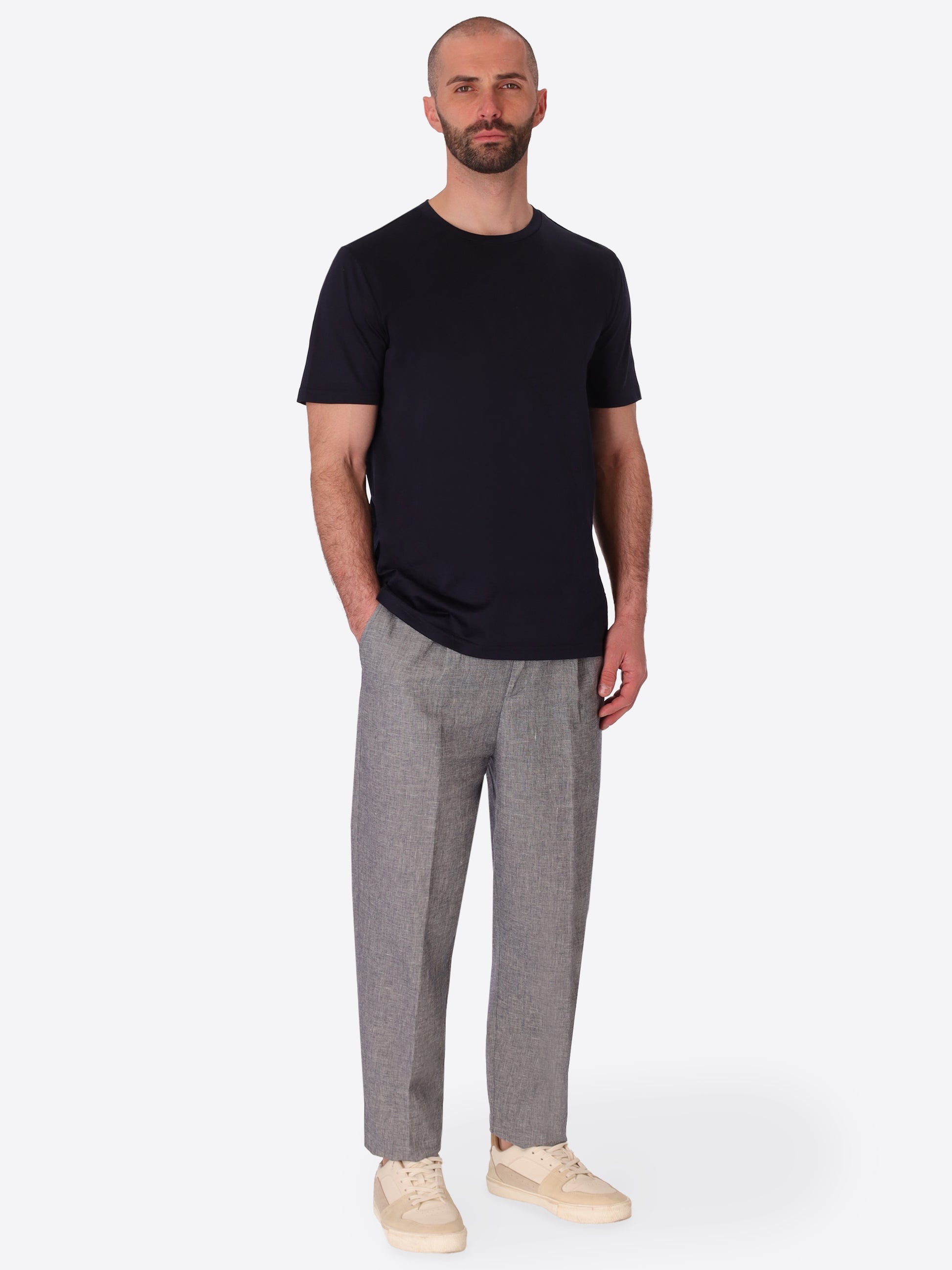 Menta T-Shirt Aus Baumwolle-Modal Mit Frischem Griff
