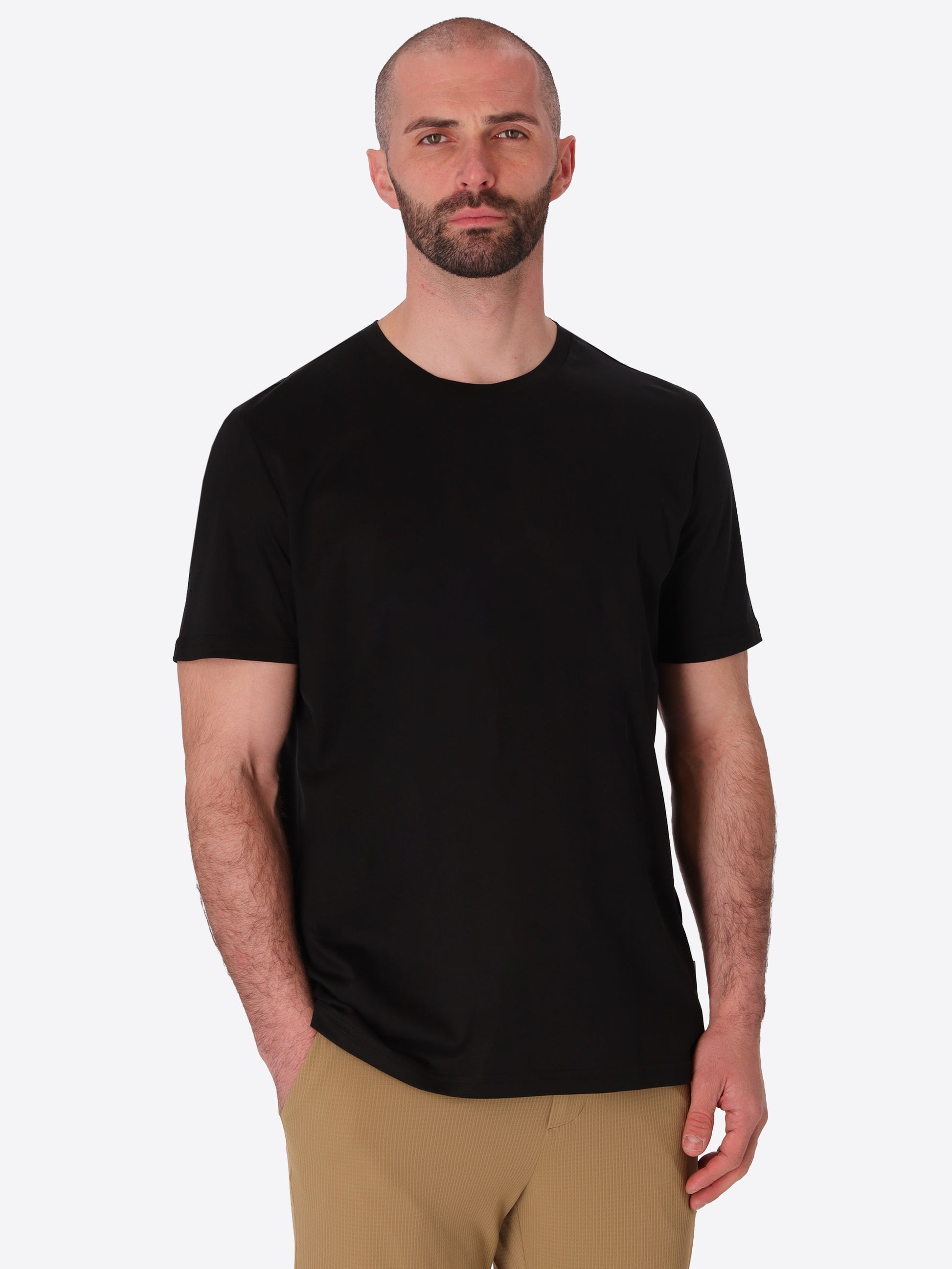 Menta T-Shirt Aus Baumwolle-Modal Mit Frischem Griff