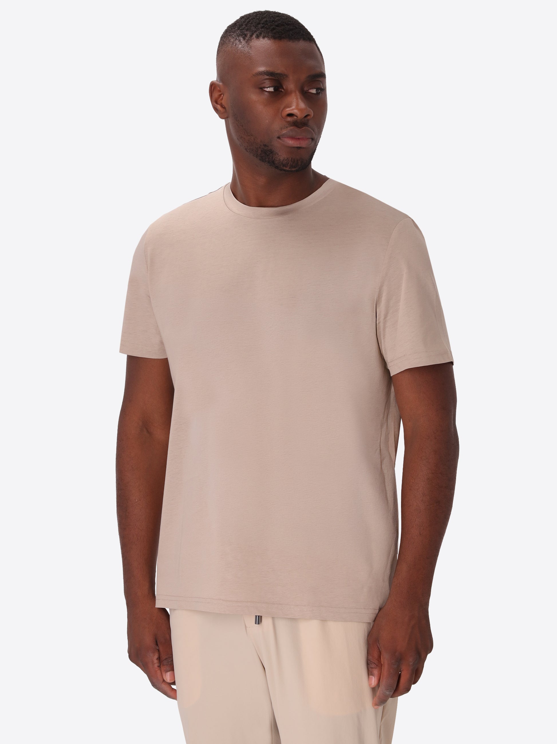 Menta T-Shirt Aus Baumwolle-Modal Mit Frischem Griff