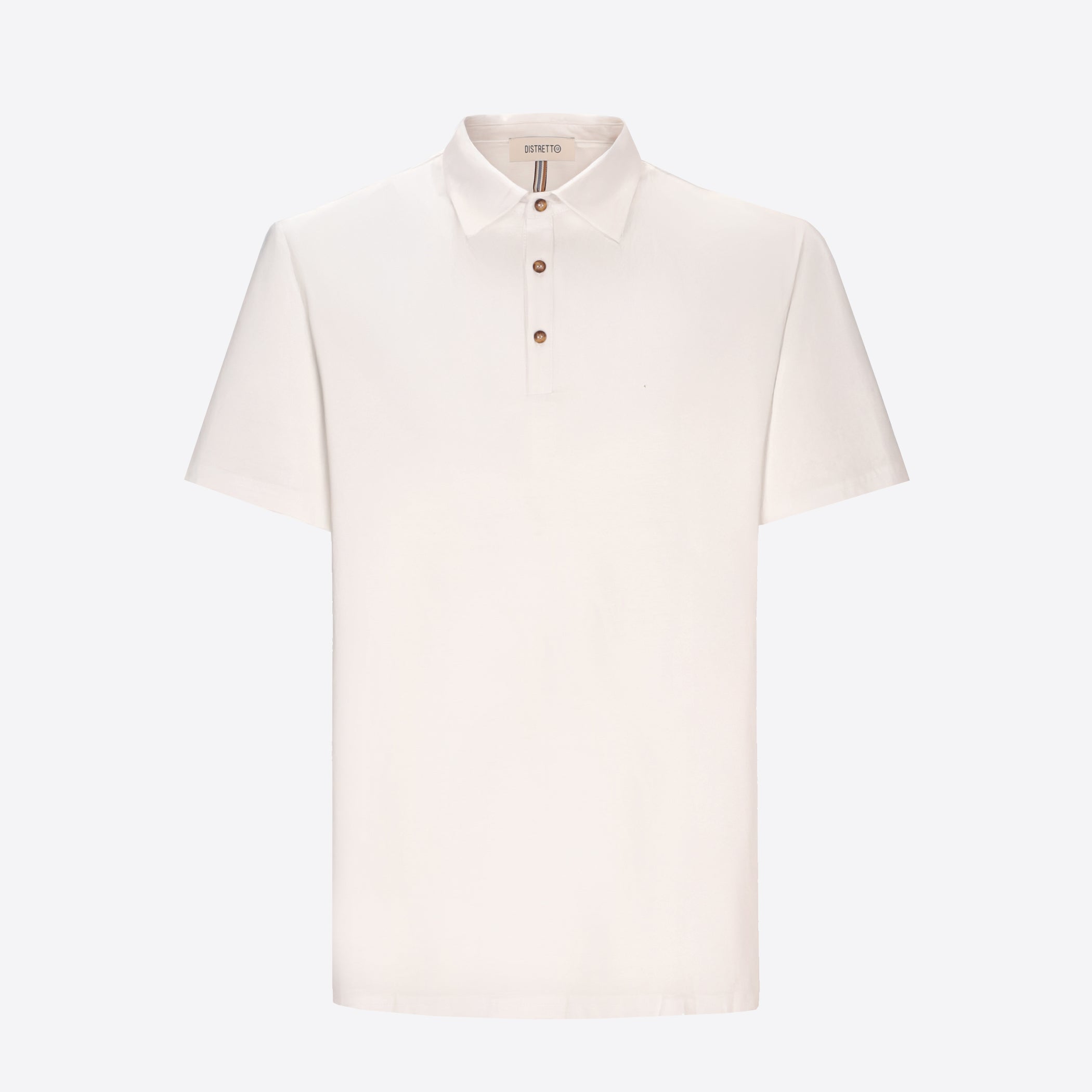 Menta Polo Aus Baumwolle-Modal Mit Frischem Griff