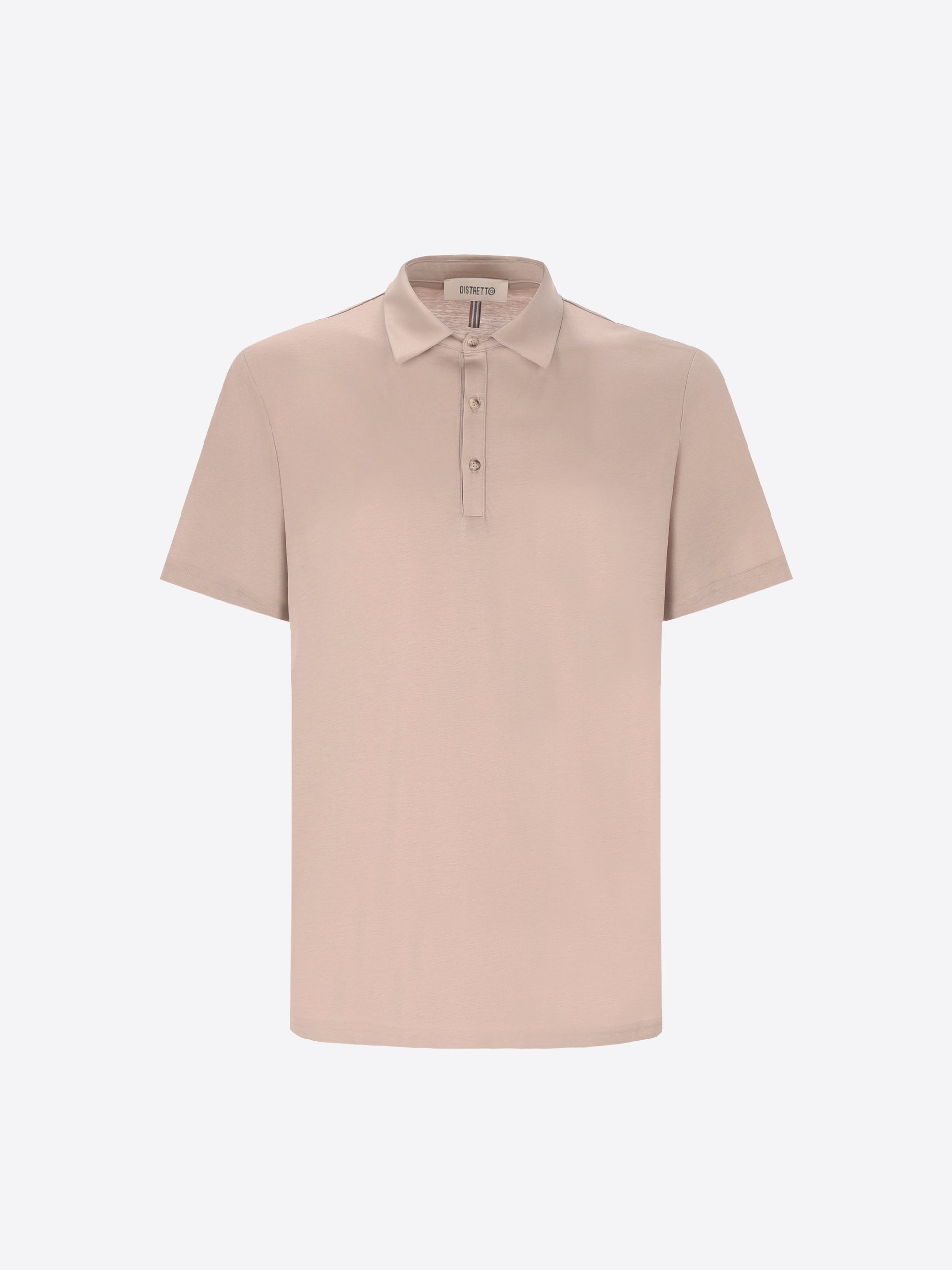 Menta Polo Aus Baumwolle-Modal Mit Frischem Griff