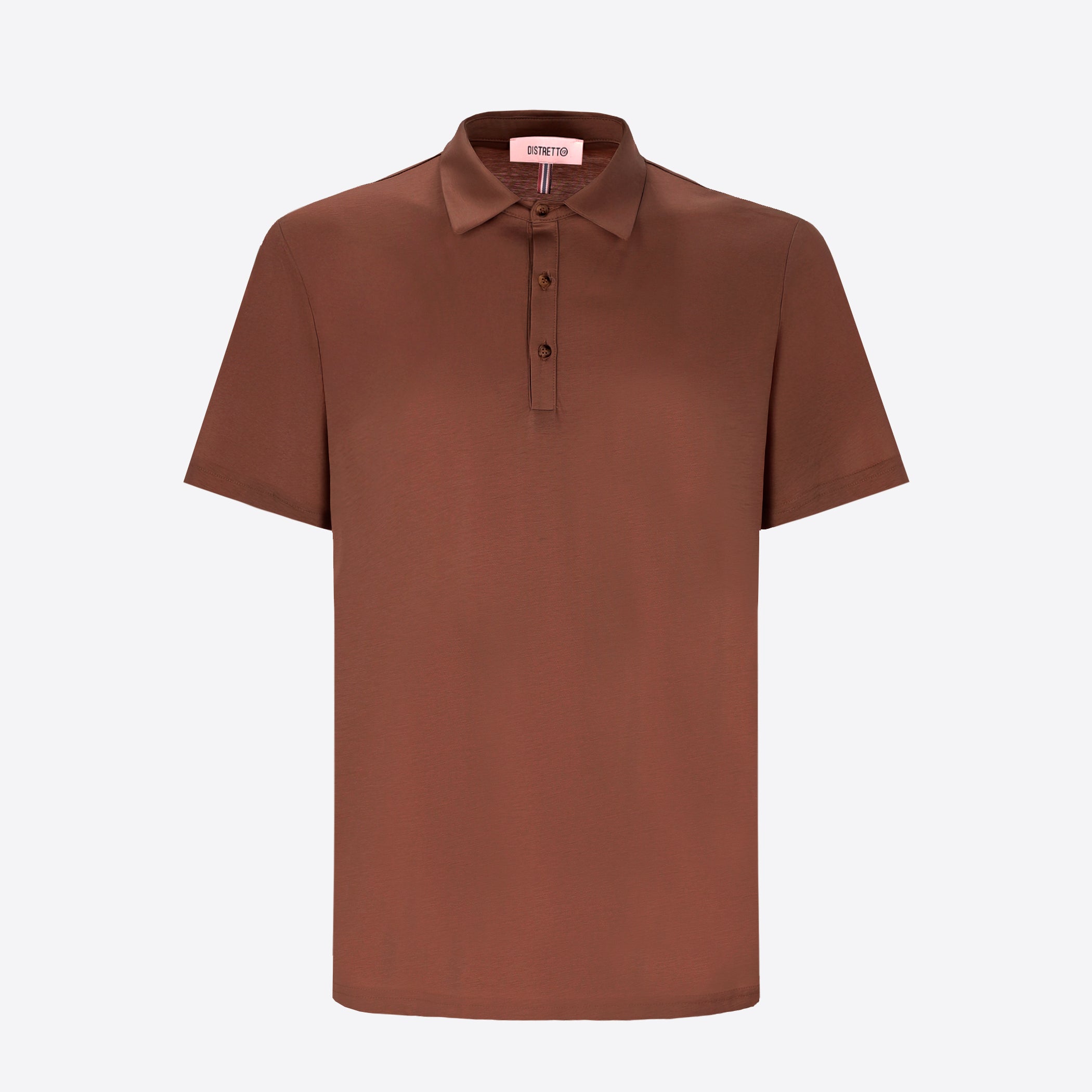 Polo Menta In Fresh-Hand Cotton-Modal Fabric