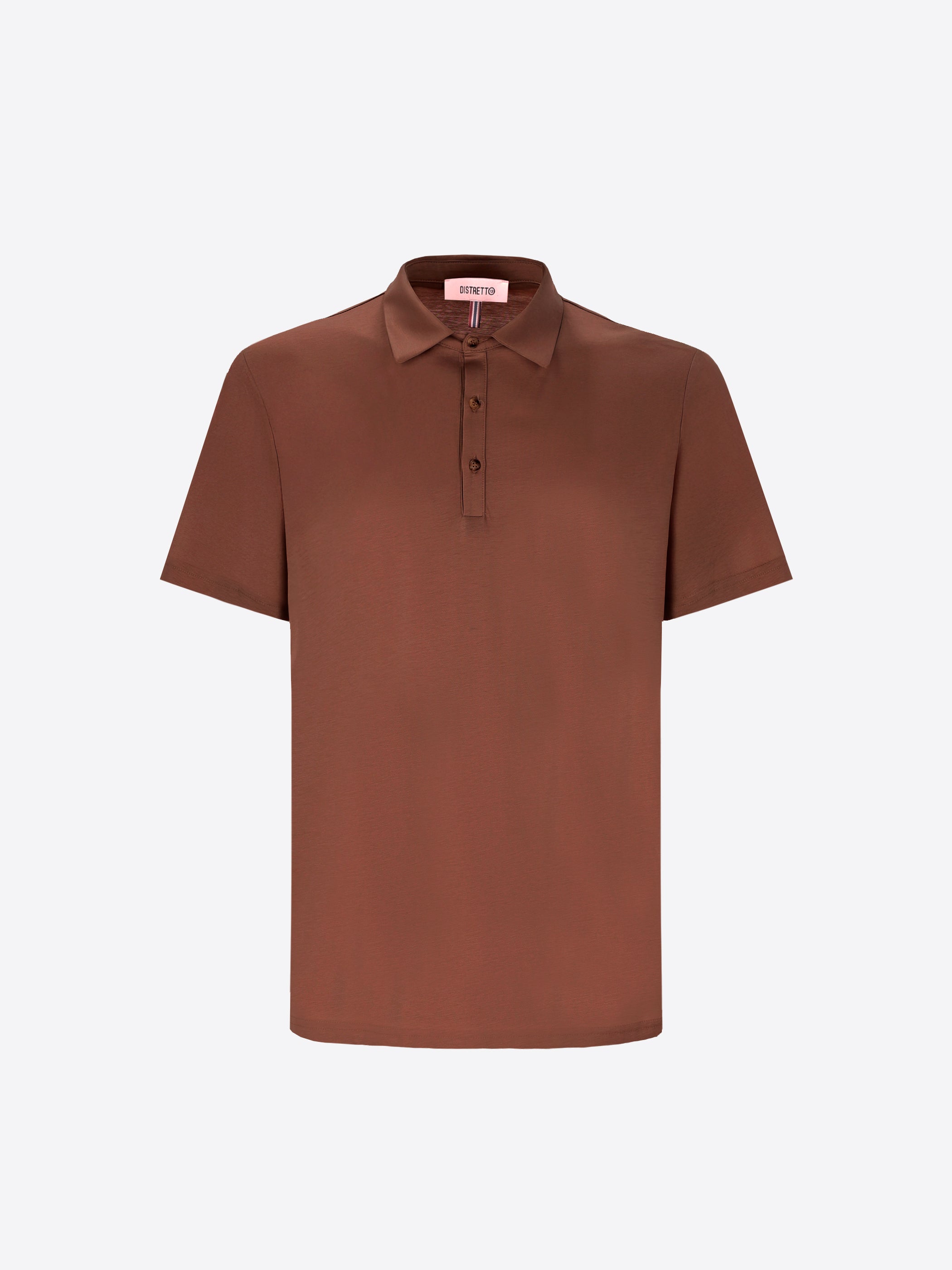 Polo Menta In Fresh-Hand Cotton-Modal Fabric
