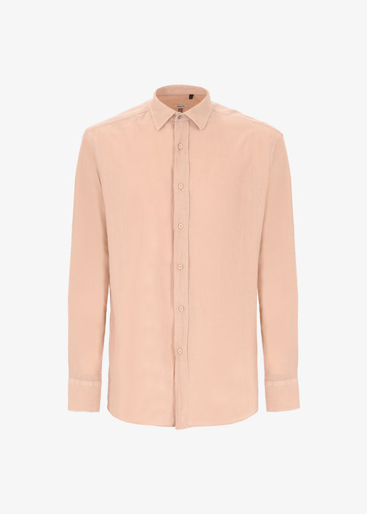 Comfort Cotton and Linen Blend Shirt Ercole