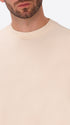 Modigliani Off White Carbon-Emery Jersey T-Shirt - Close-Up Of The Collar