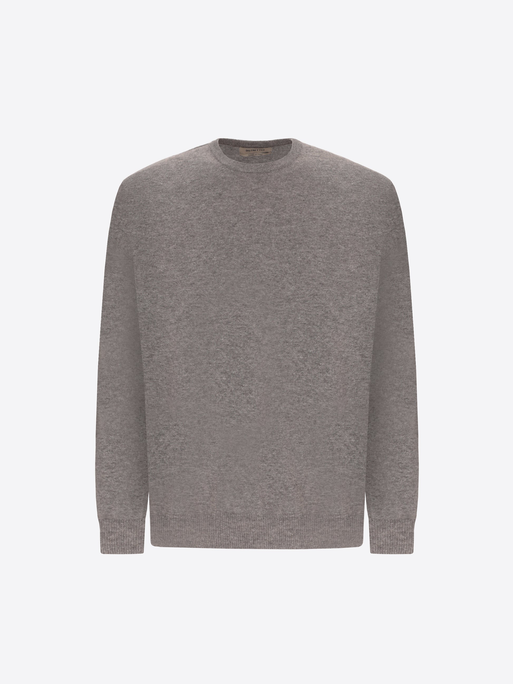 Distretto12 Medium Grey Cashmere-Blend Sweater Michelangelo - Product Still Life