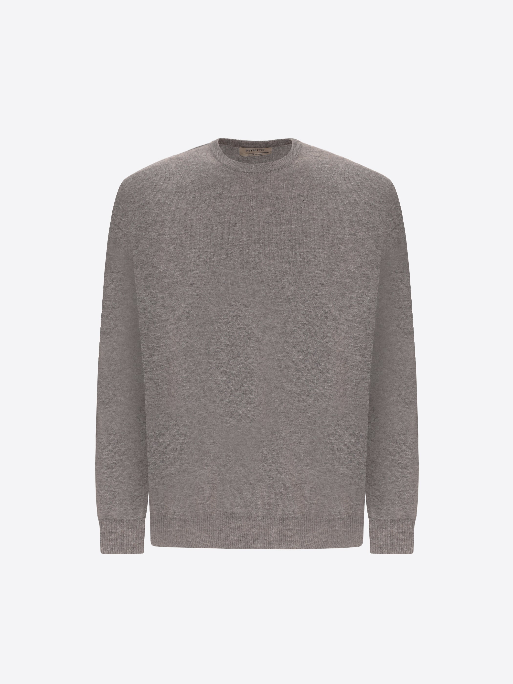 Distretto12 Medium Grey Cashmere-Blend Sweater Michelangelo - Product Still Life