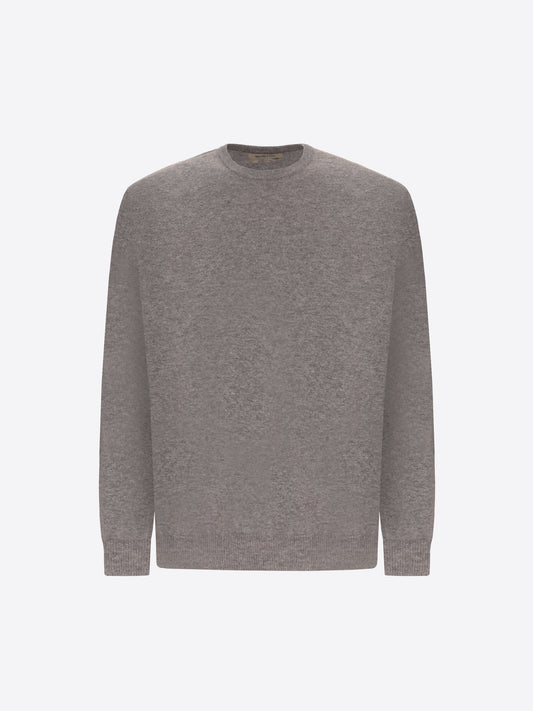 Distretto12 Medium Grey Cashmere-Blend Sweater Michelangelo - Product Still Life