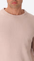 Off White Chenille-Knit Micro-Check Technical Sweater Brid - Close-Up Of The Collar