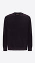 Distretto12 Blue Chenille-Knit Technical Sweater Blas - Product Still Life