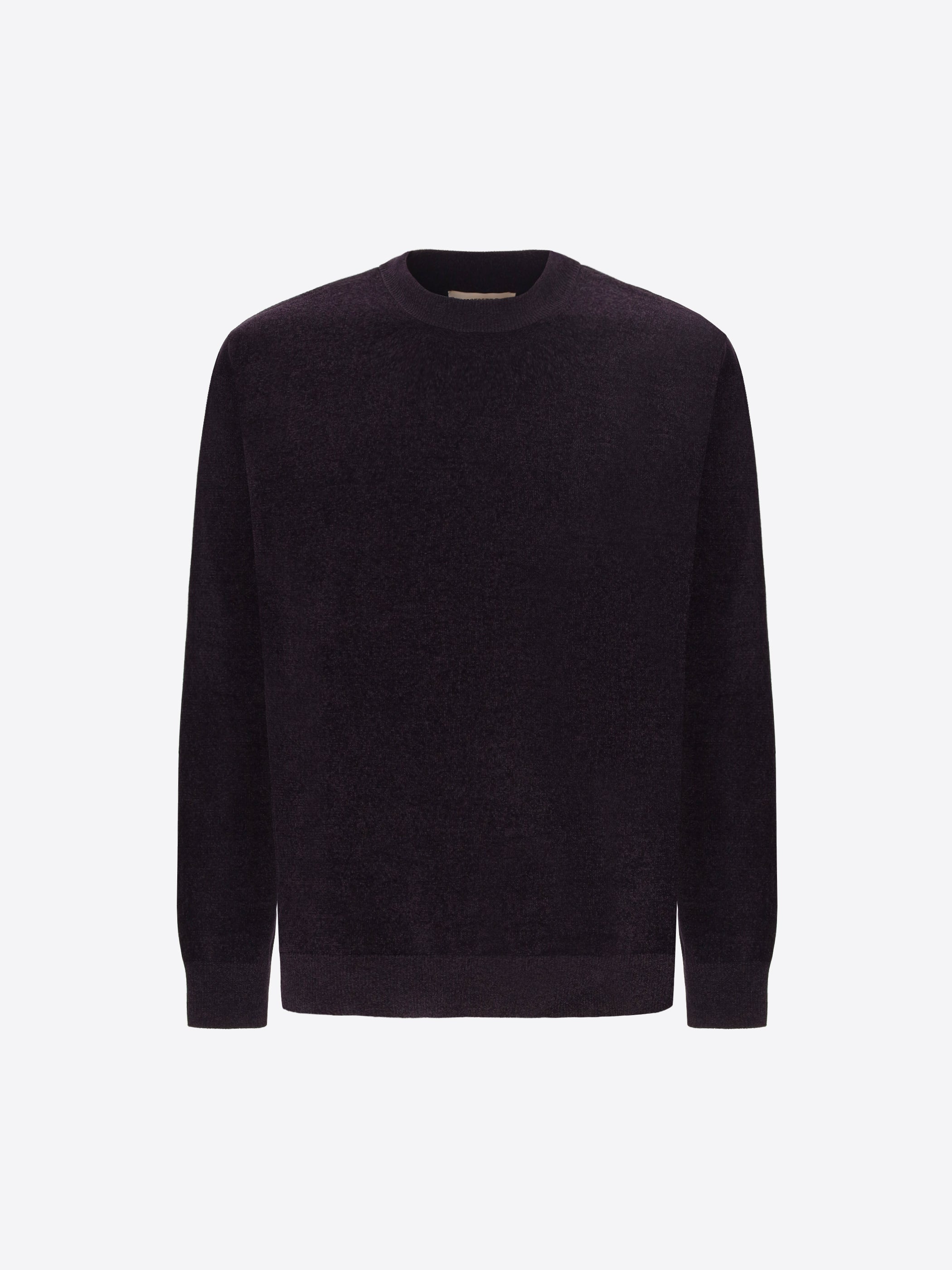 Distretto12 Blue Chenille-Knit Technical Sweater Blas - Product Still Life