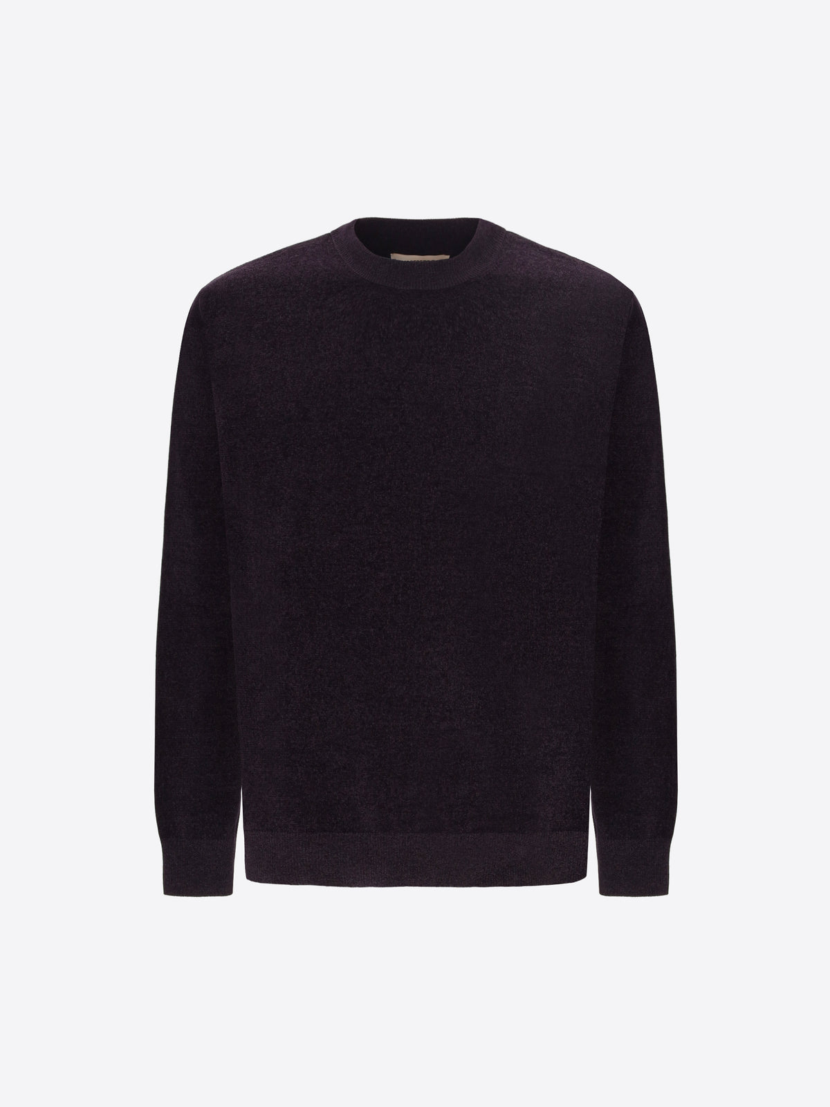 Distretto12 Blue Chenille-Knit Technical Sweater Blas - Product Still Life