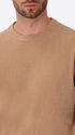 Dove Grey Chenille-Knit Technical Sweater Blas - Close-Up Of The Collar