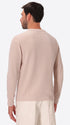 Off White Chenille-Knit Technical Sweater Blas - Model Back View