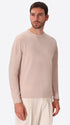 Off White Chenille-Knit Technical Sweater Blas - Model Front View